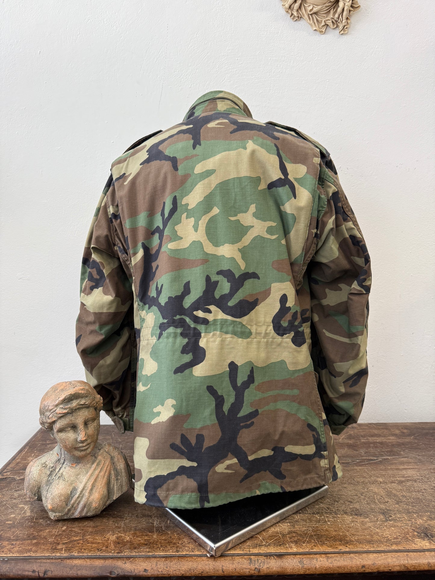 Vintage Woodland Field Jacket M65 Us Army “L”