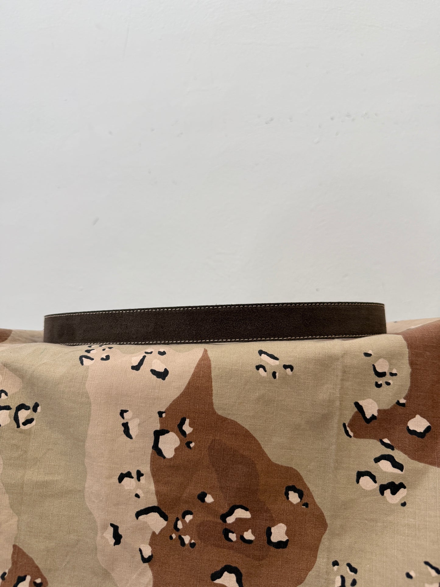 Tom Dark Brown Suede Belt