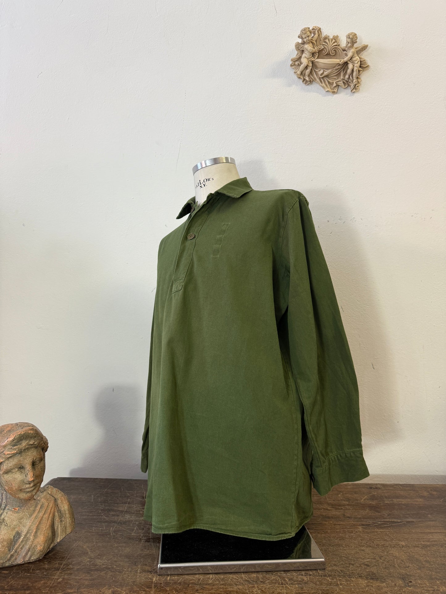 Vintage 80’s Swedish Army Shirt “M/L”