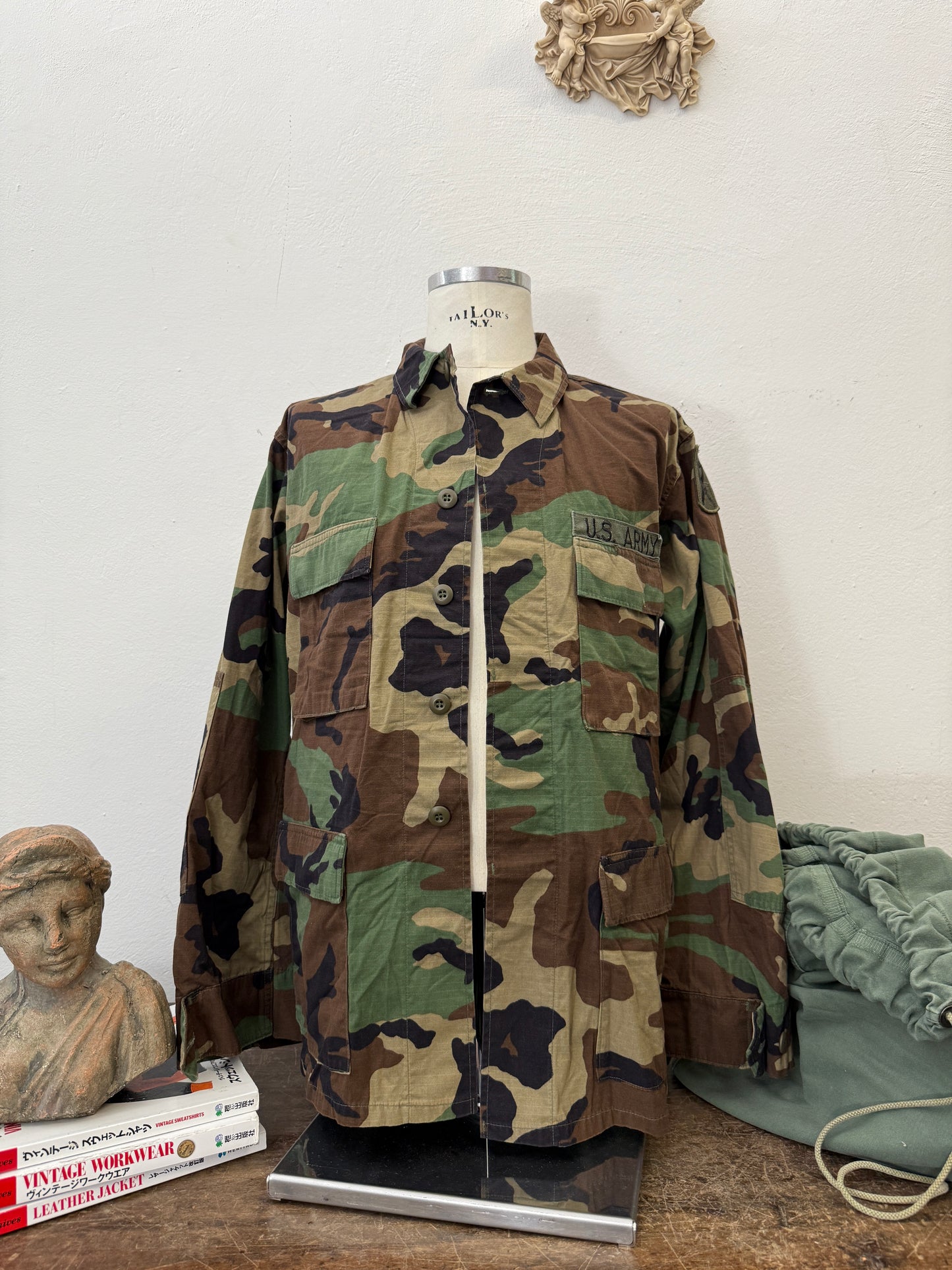 Vintage Woodland Jacket Us Army “XL”