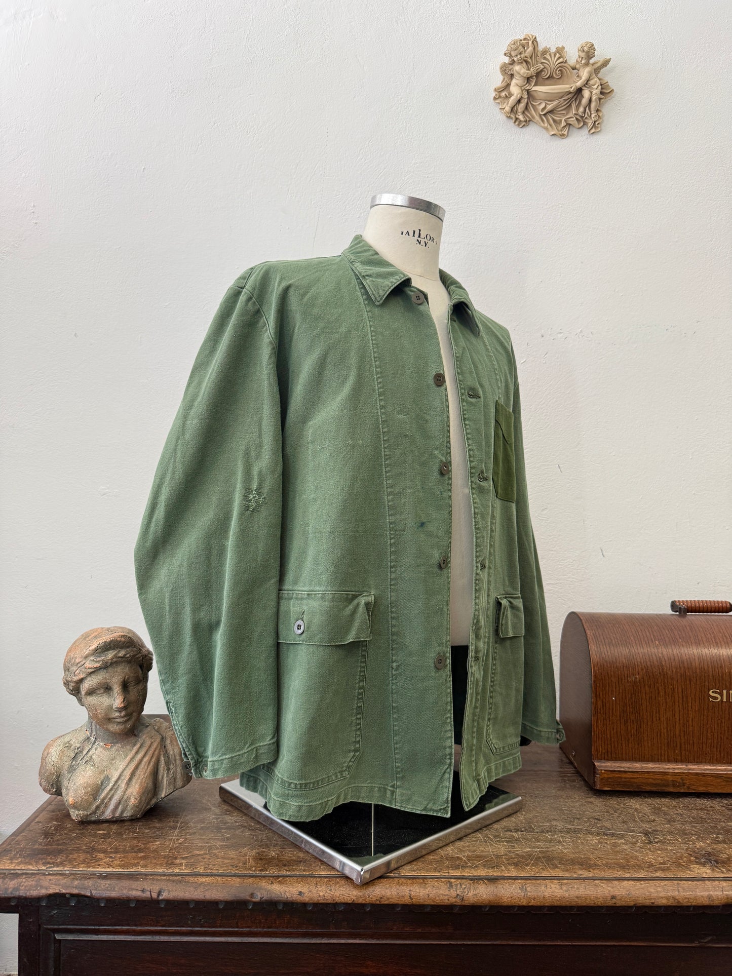 Vintage 70/80’s Swedish Army Jacket - Rework “L/XL”