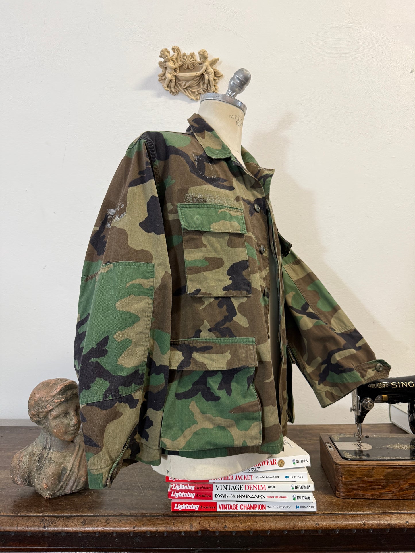 Vintage Woodland Jacket Us Army “M”