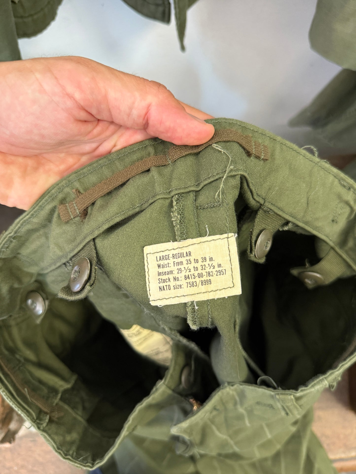 Vintage 70’s Cargo Pants Us Army M65 “W35~36”