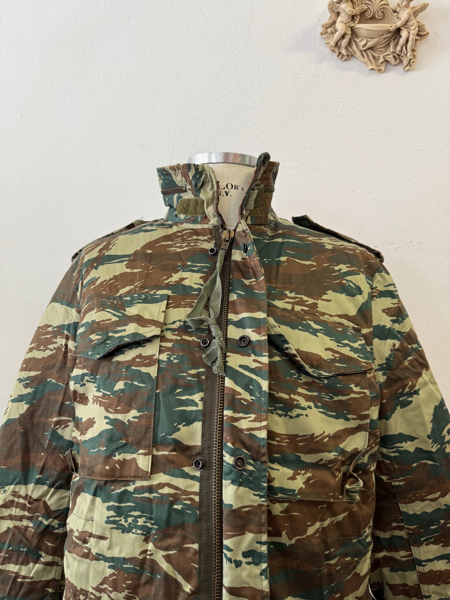 Vintage Greek Army Field Jacket M65 With Liner “L/XL”