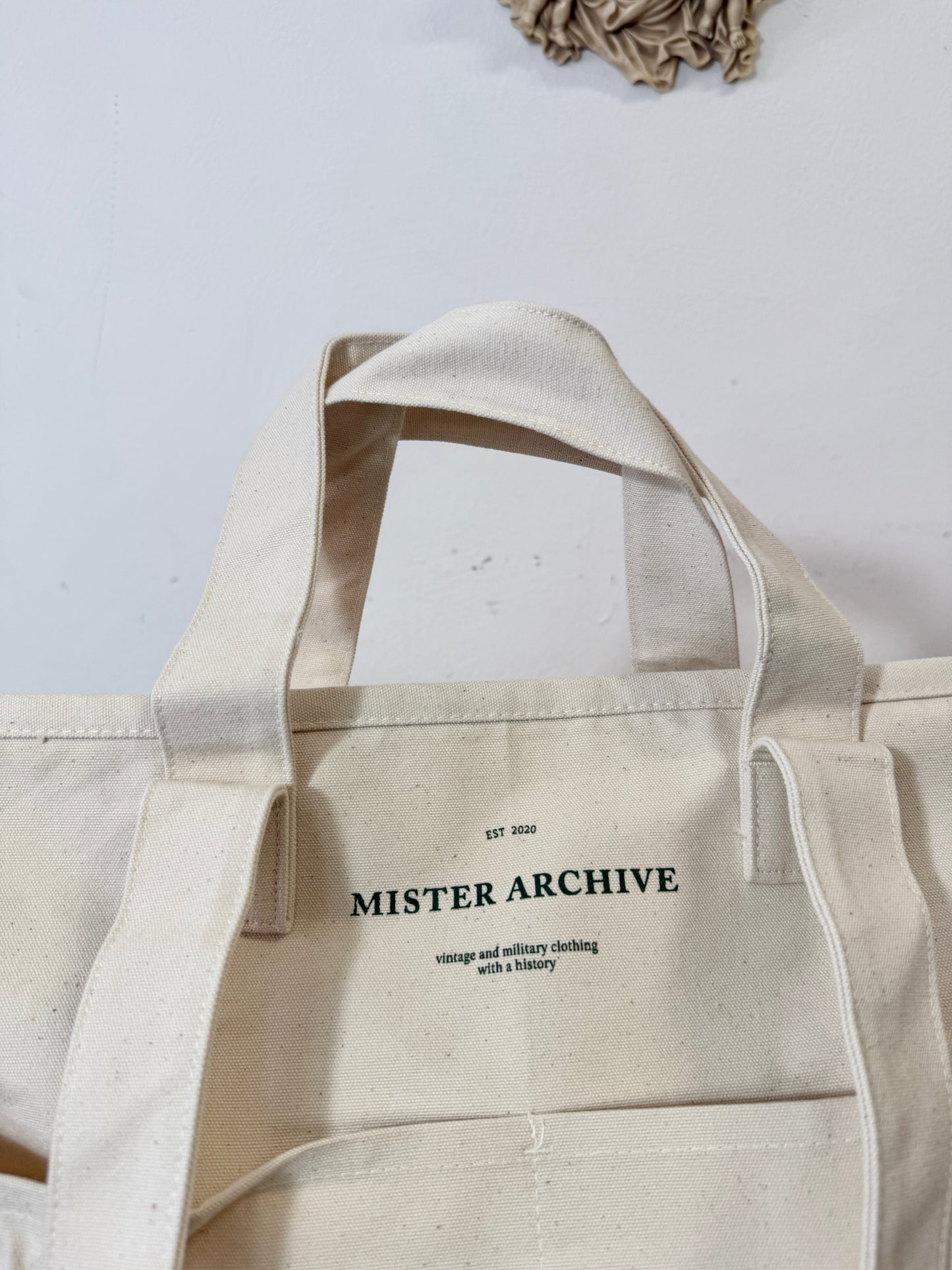 Mister Archive – Canvas Tote (Military Green)