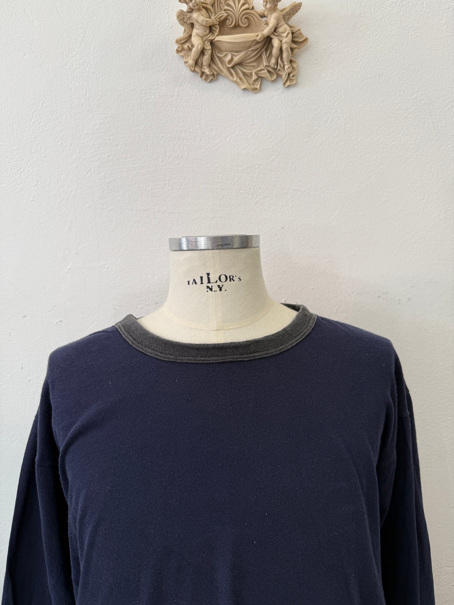 Vintage British Navy Long Sleeve Tee “M/L”