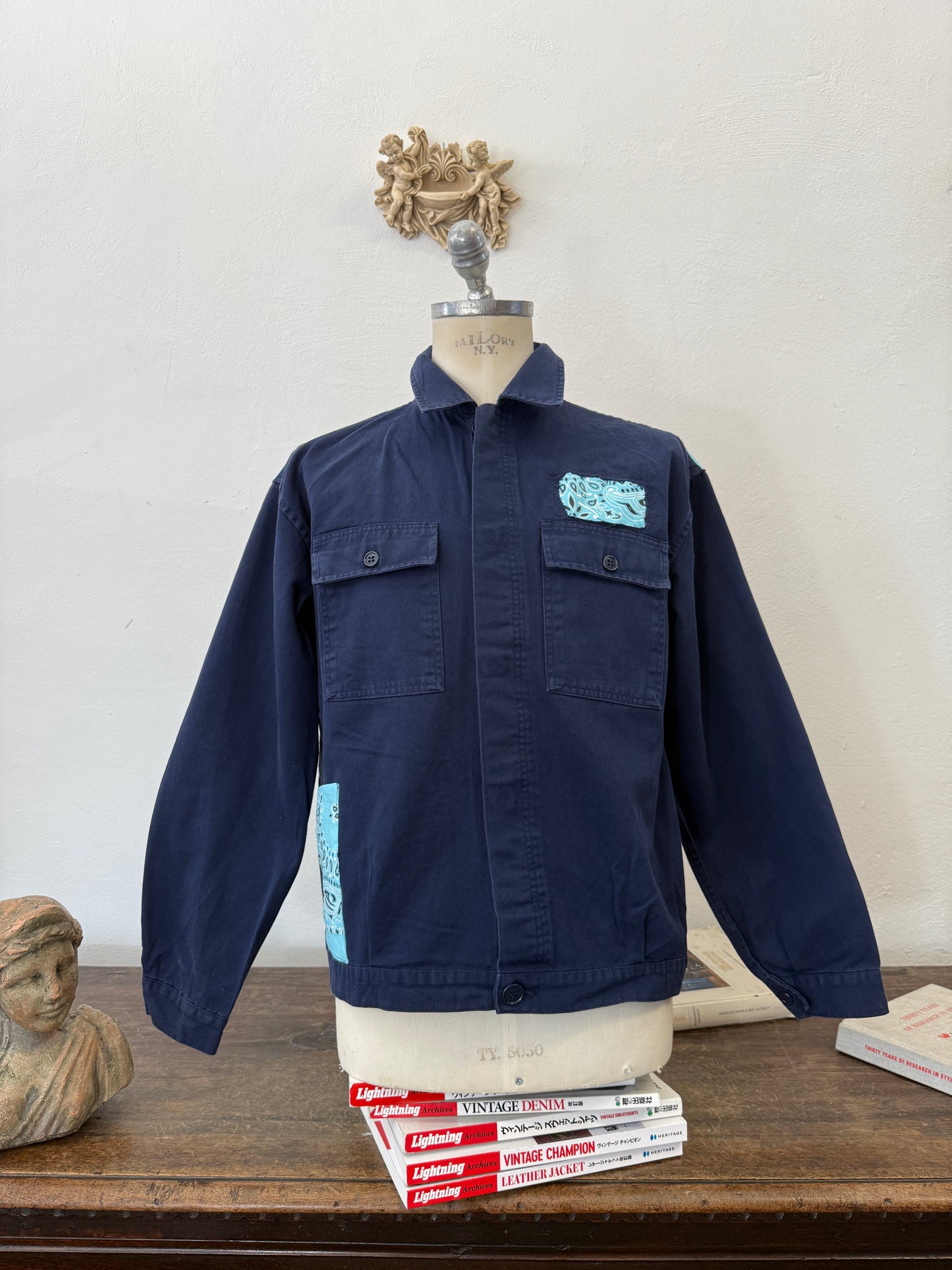 Vintage 90’s Bandana Workwear Jacket “L”