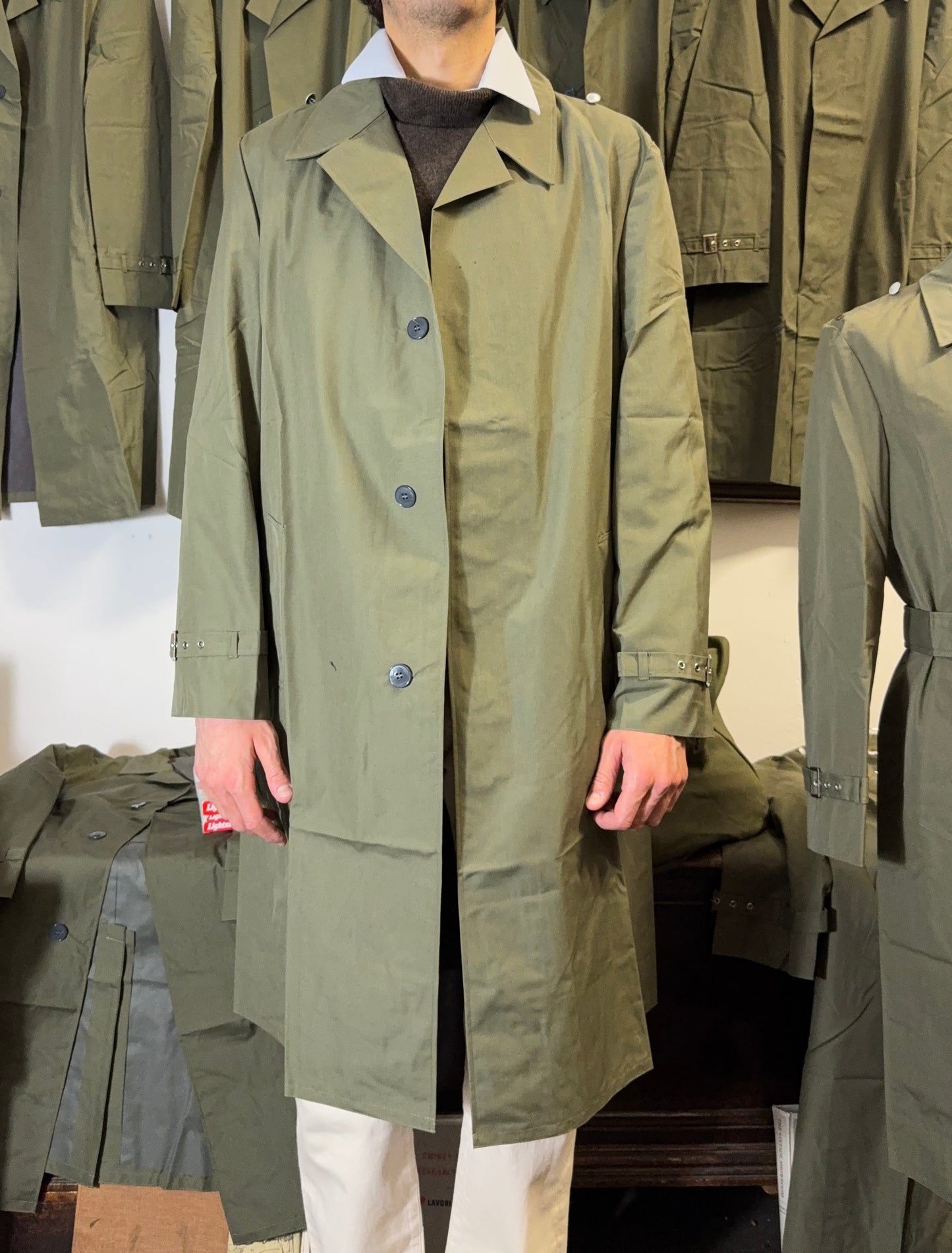 Deadstock German Army Raincoat