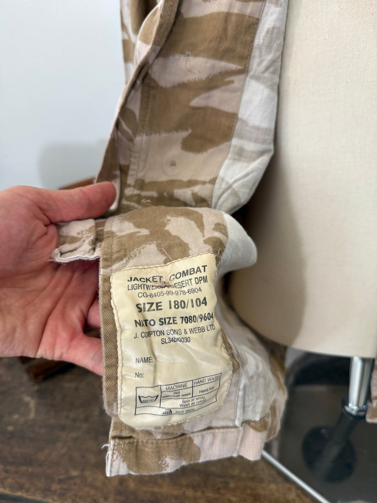 Vintage British Army Dpm Jacket “L”