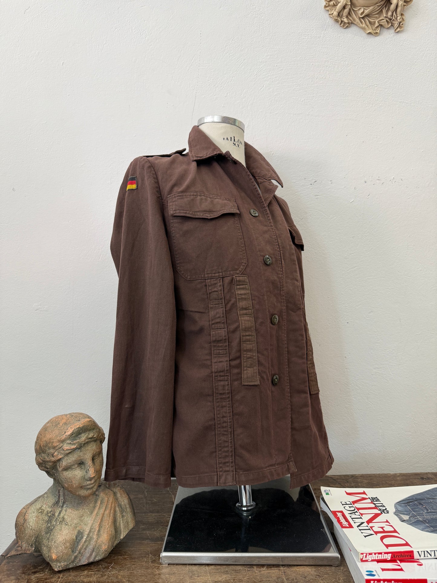 Vintage Moleskin German Army Jacket “M”