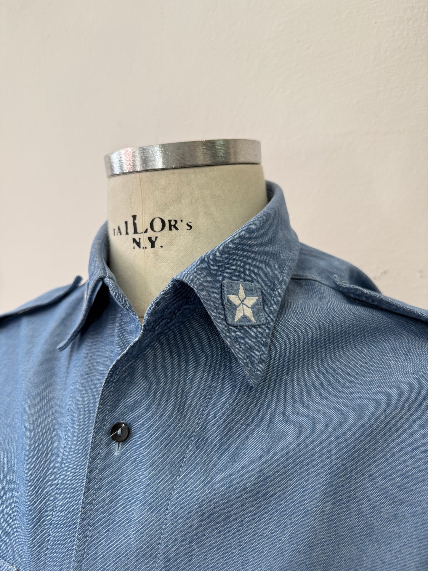 Vintage 90’s Italian Navy Shirt “M/L”