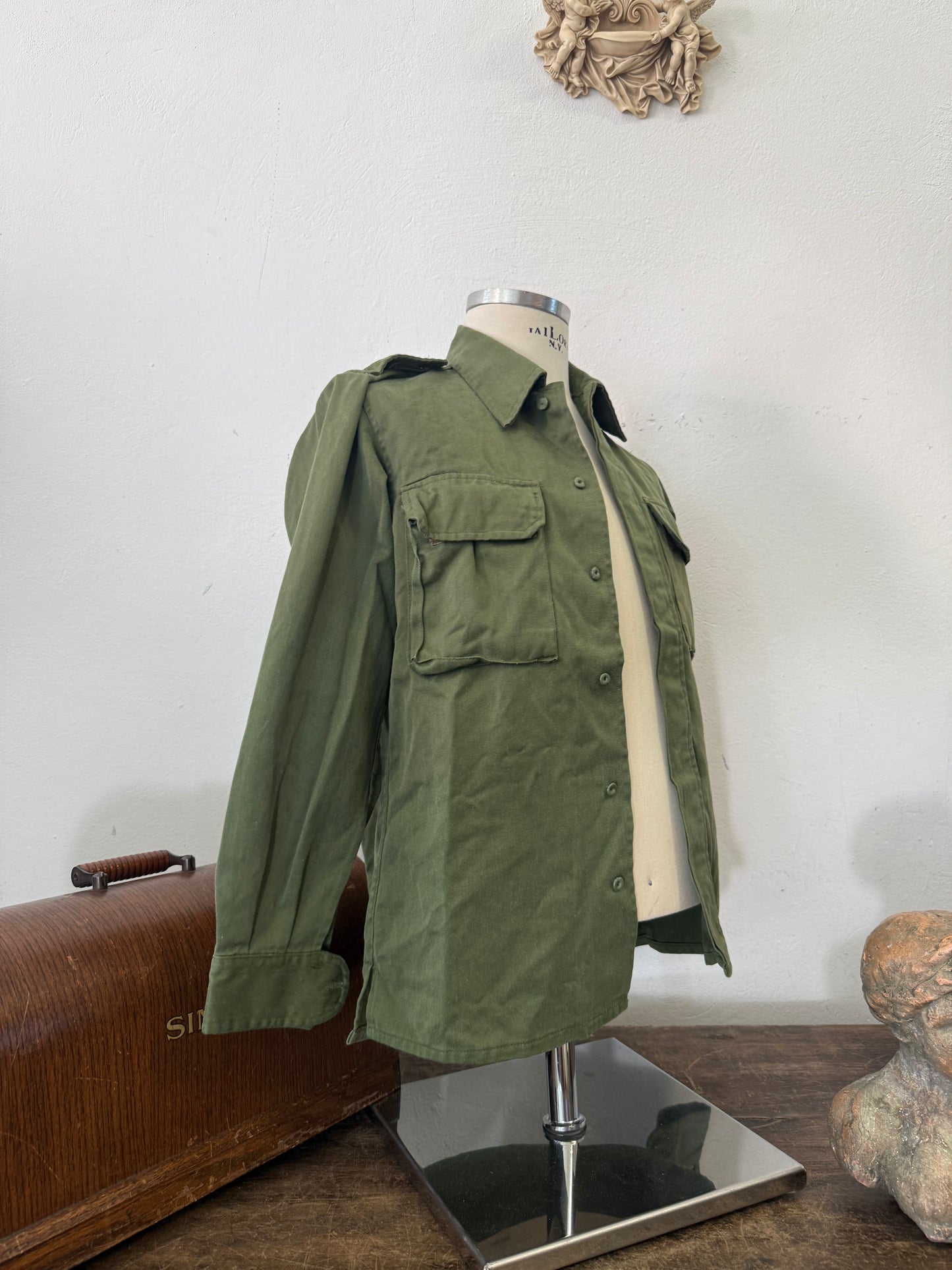 Vintage Spanish Army Shirt “XS”