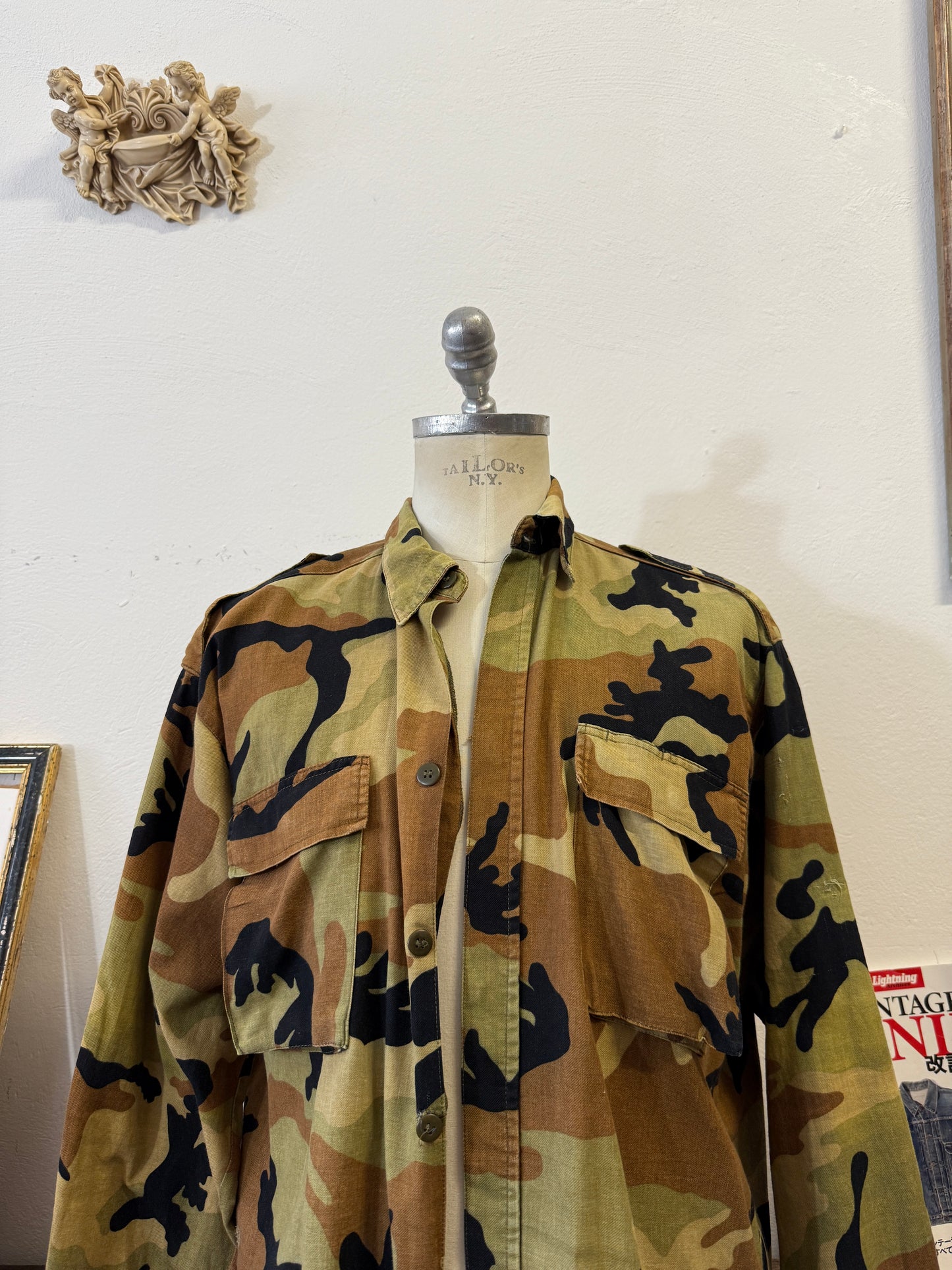 Vintage Camo Croatian Shirt “L”
