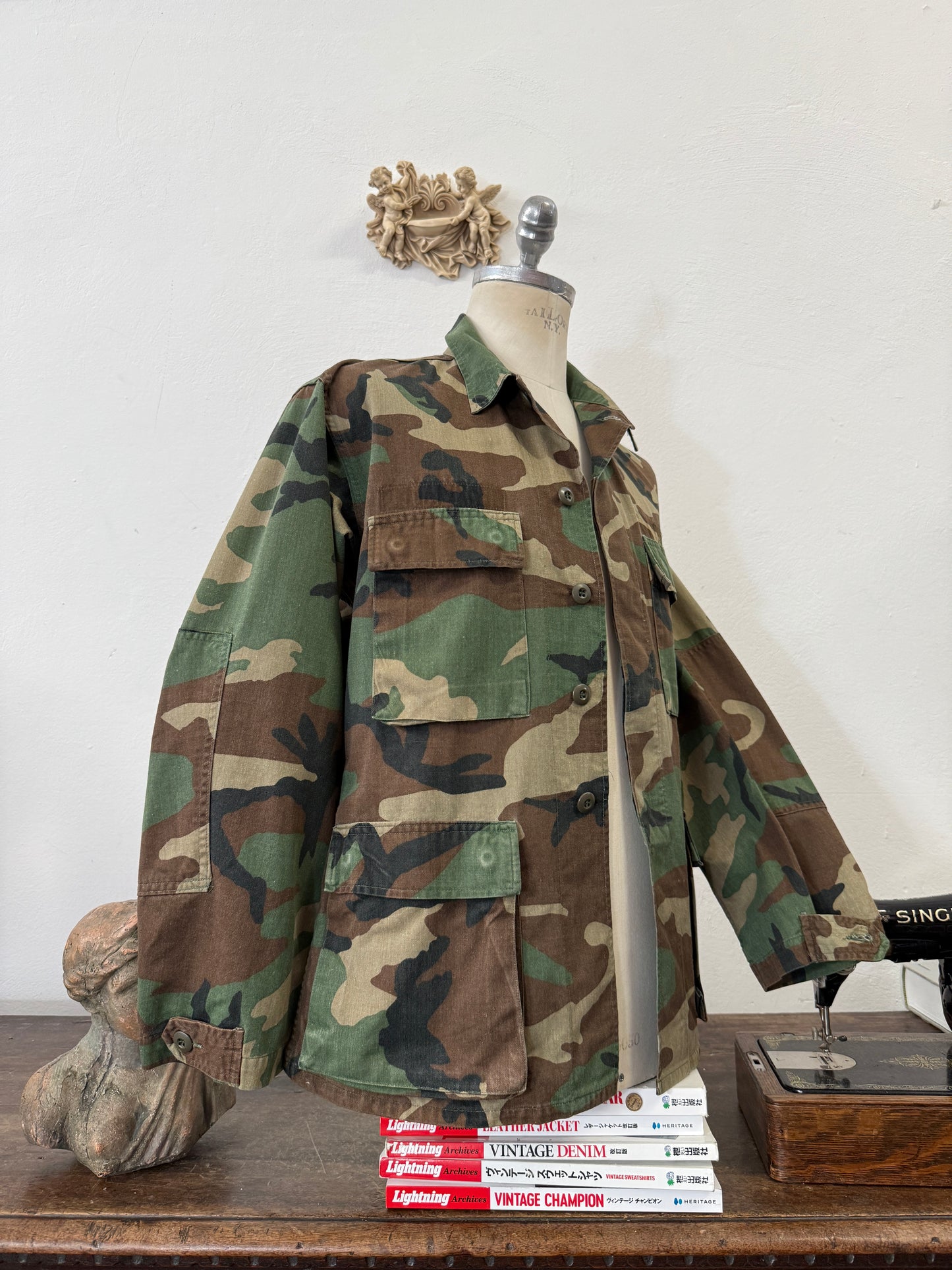 Vintage Woodland Jacket Us Army “M”