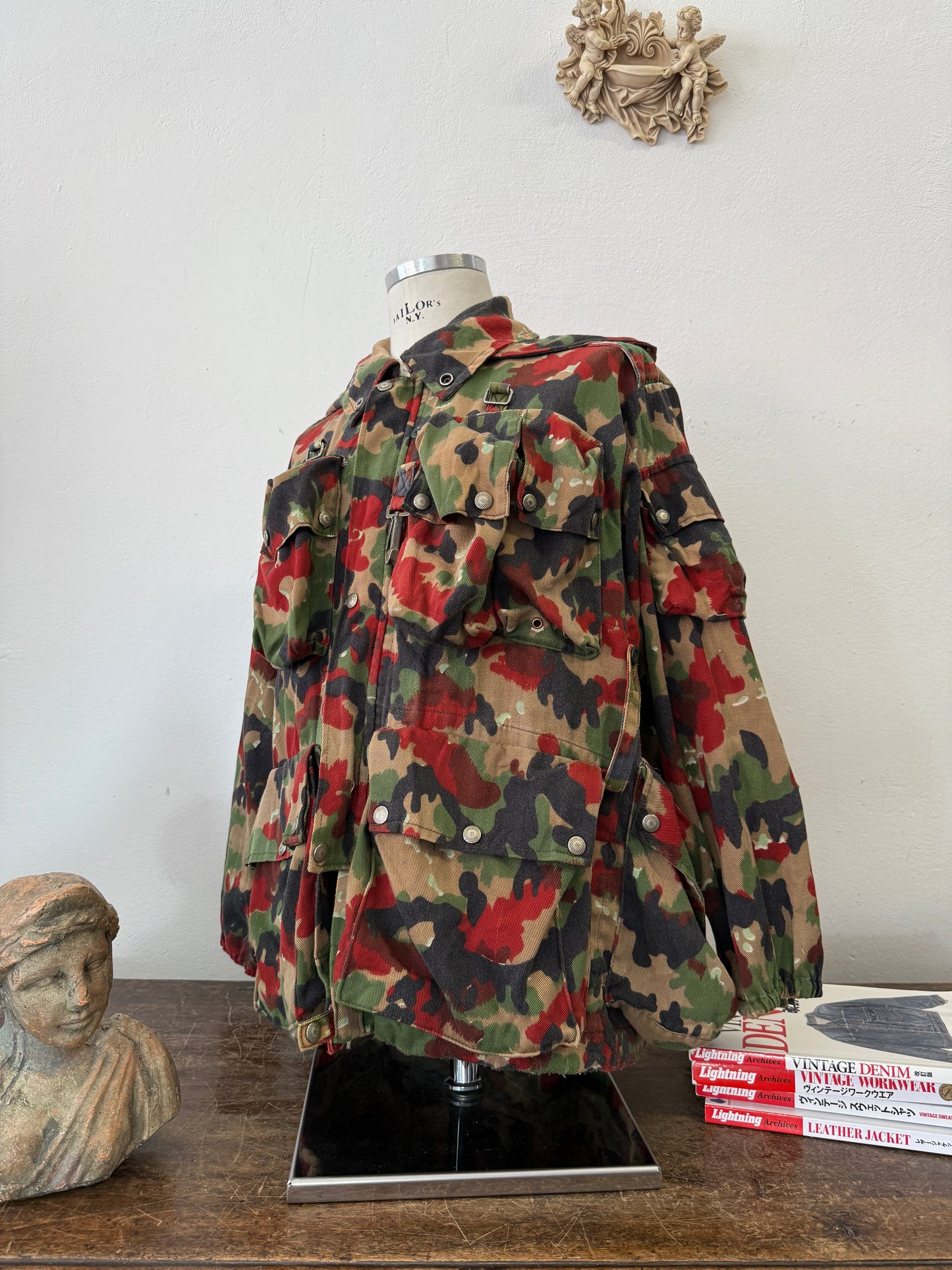 Vintage Swiss Army Camo Jacket M70 “L”