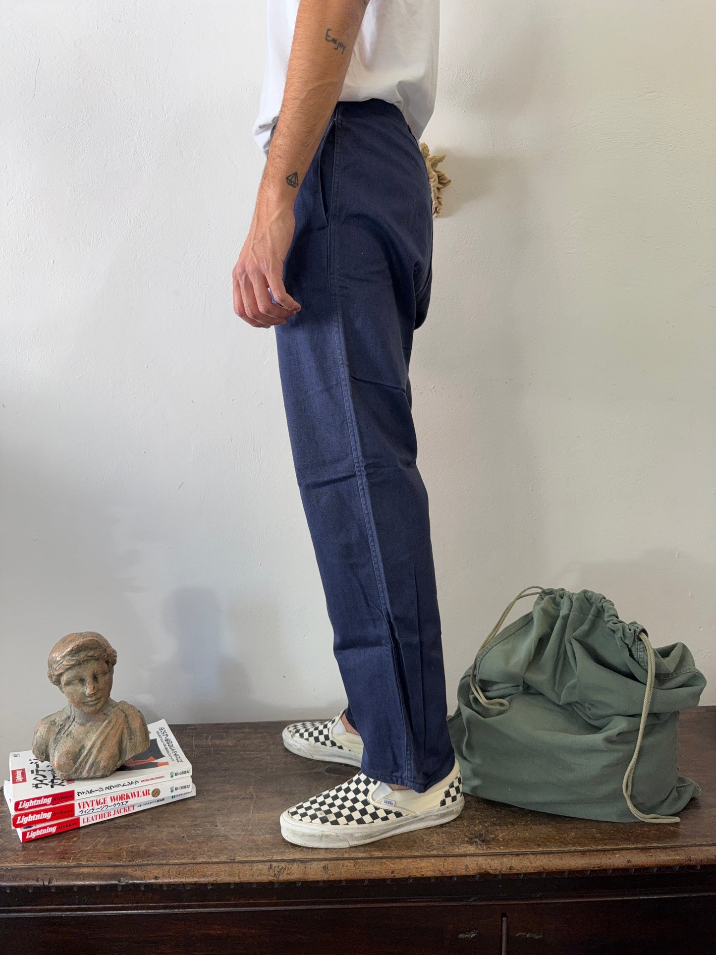 Vintage German Army Work Pants “W35”