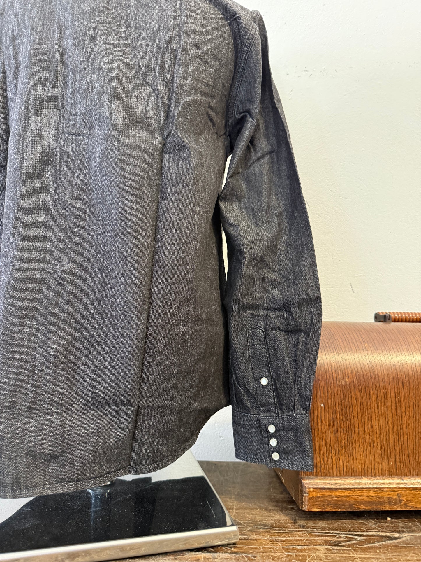 Western “Jeckerson” Denim Shirt - XS, S, M, L, XL, XXL