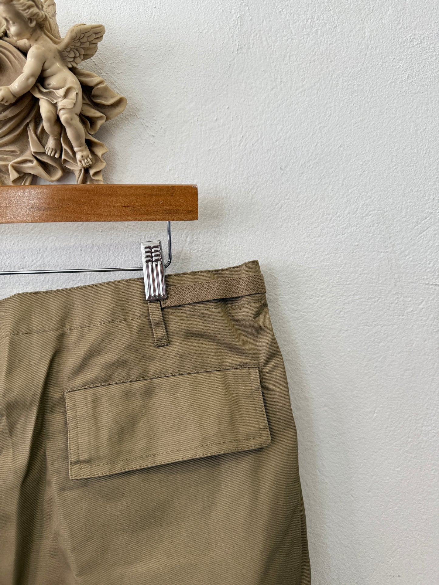 Beige Cargo Short