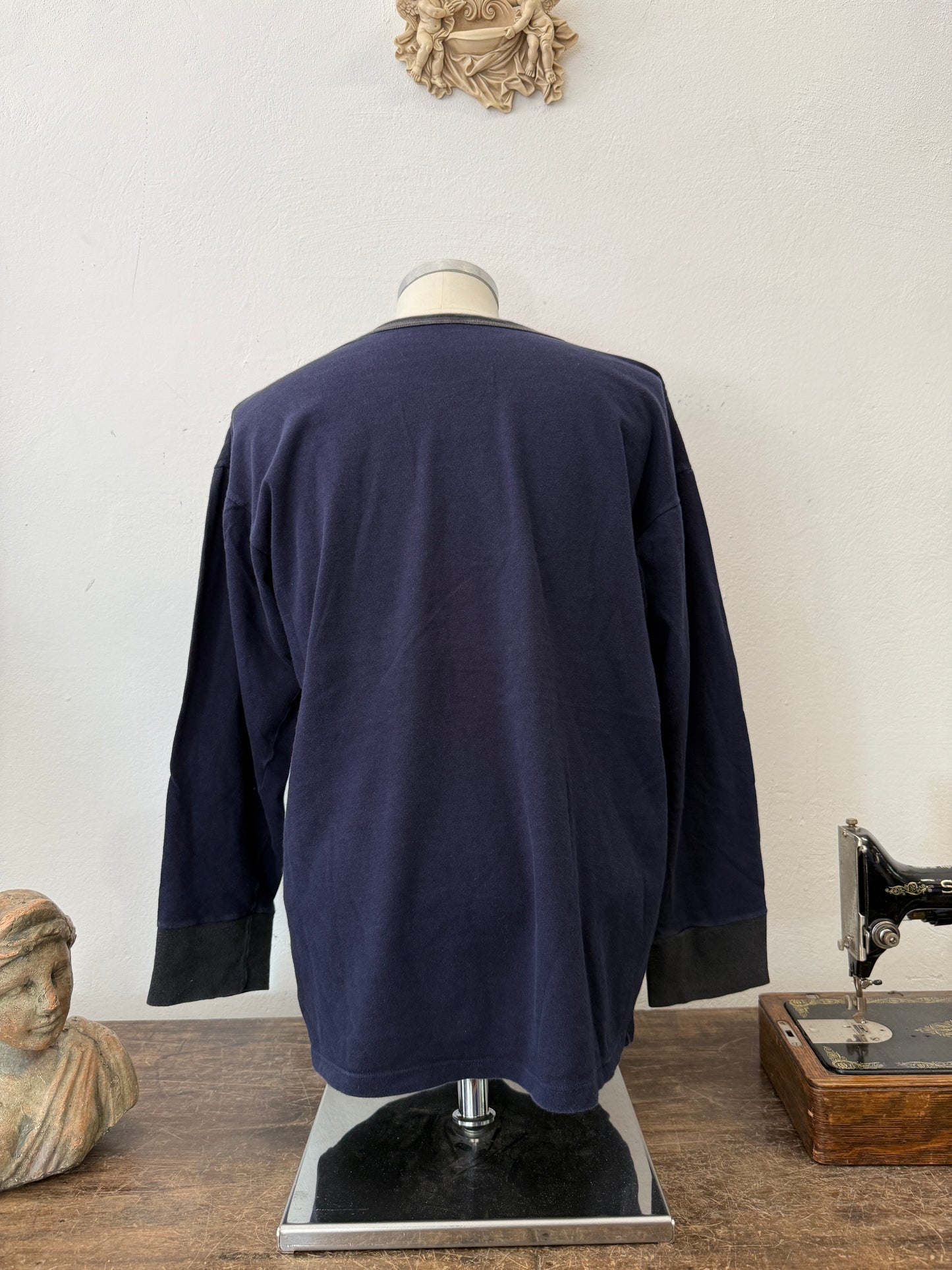 Vintage British Navy Long Sleeve Tee “M/L”