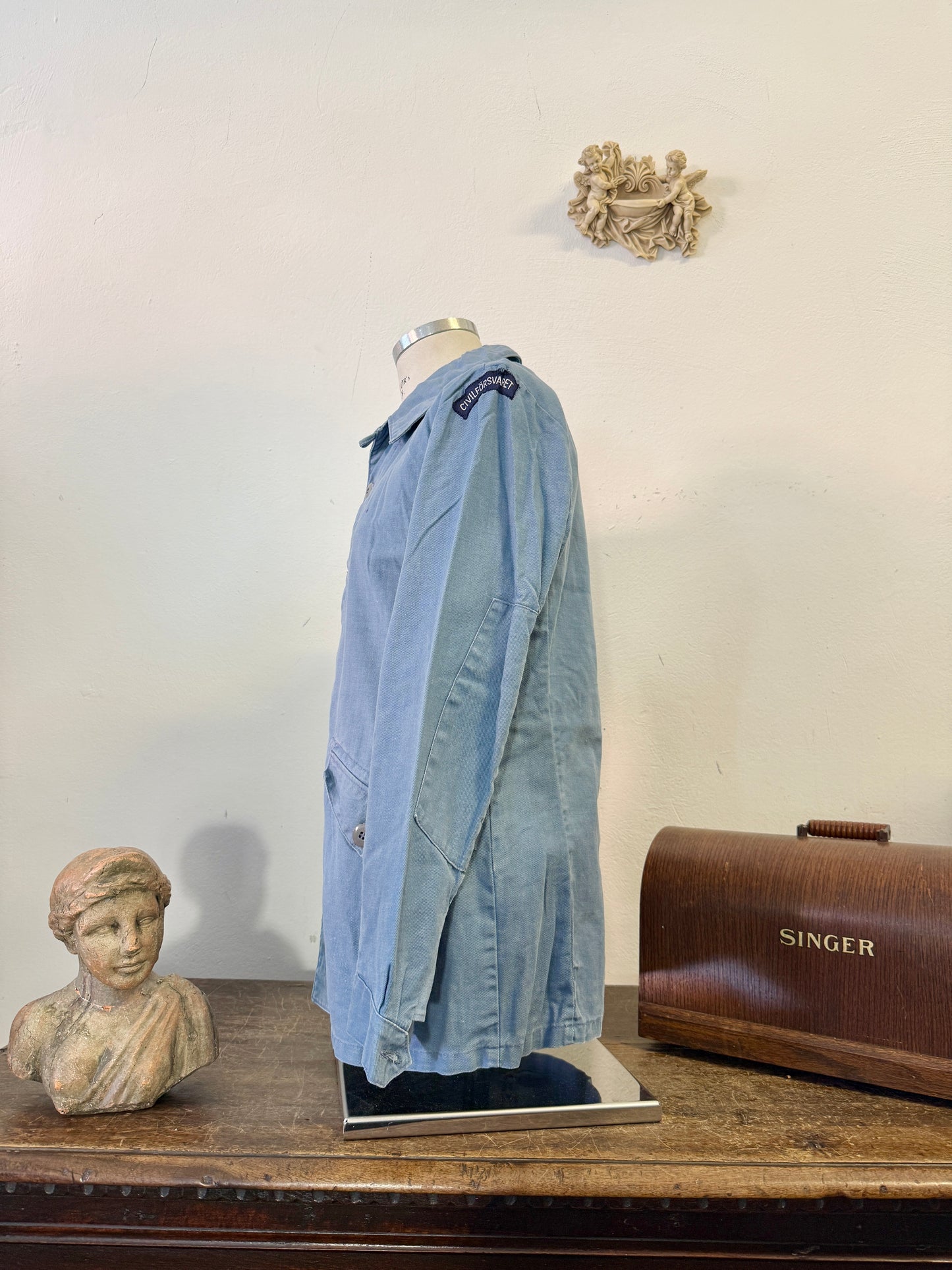 Vintage 60/70’s Swedish Civil Defense Uniform Jacket “M”