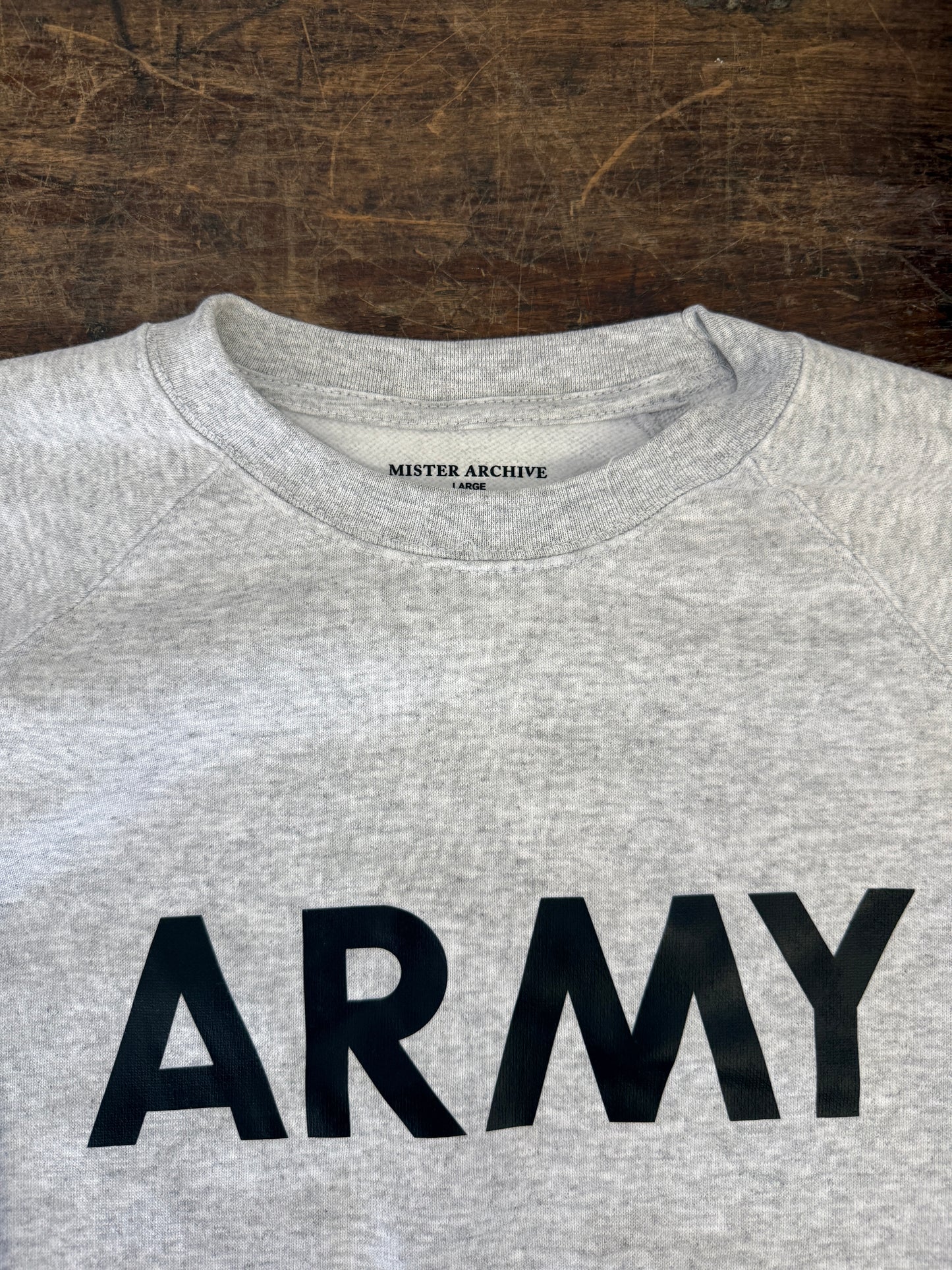 Raglan ARMY Sweatshirt - Mister Archive®