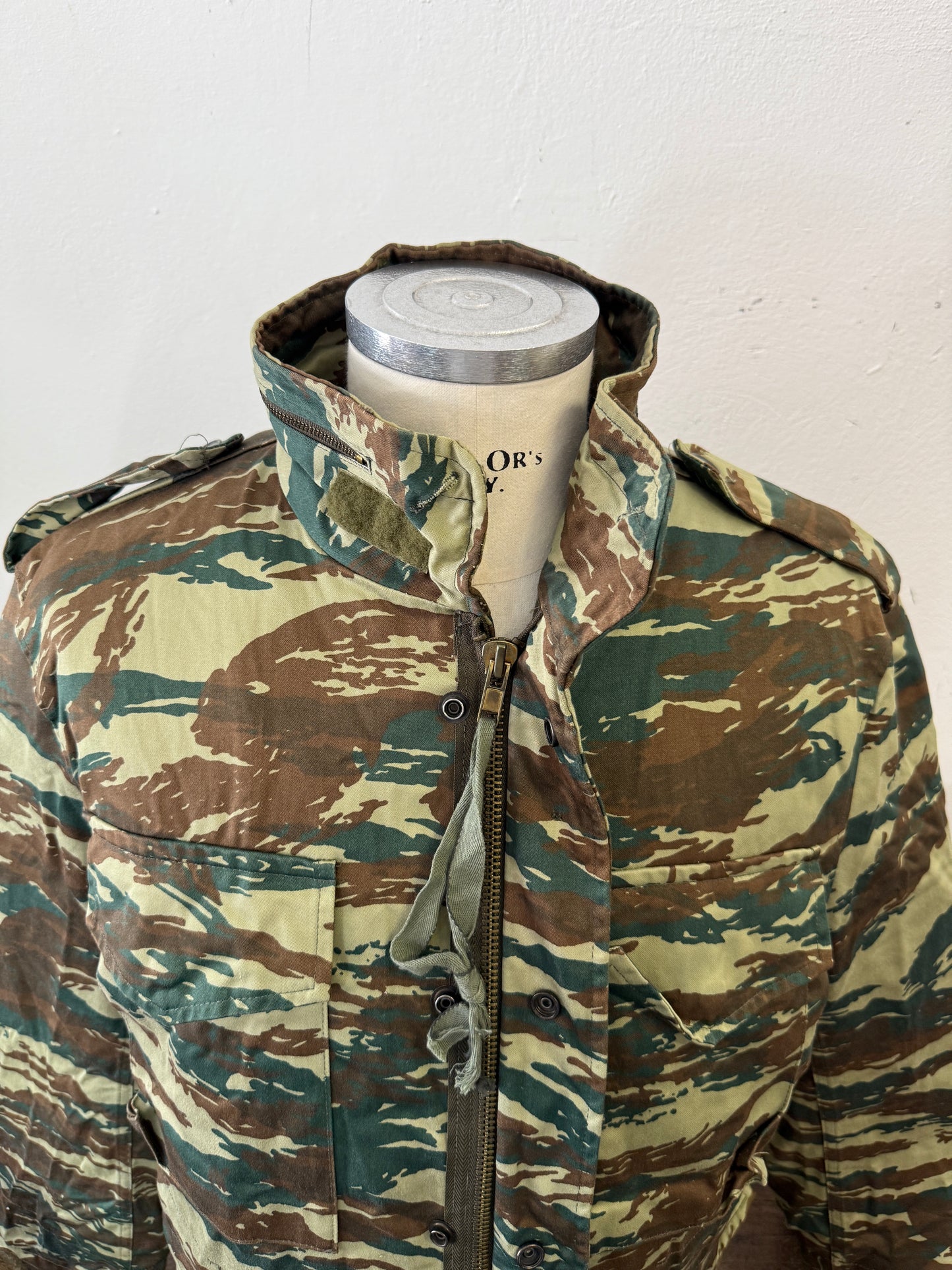 Vintage Greek Army Field Jacket M65 With Liner “L/XL”