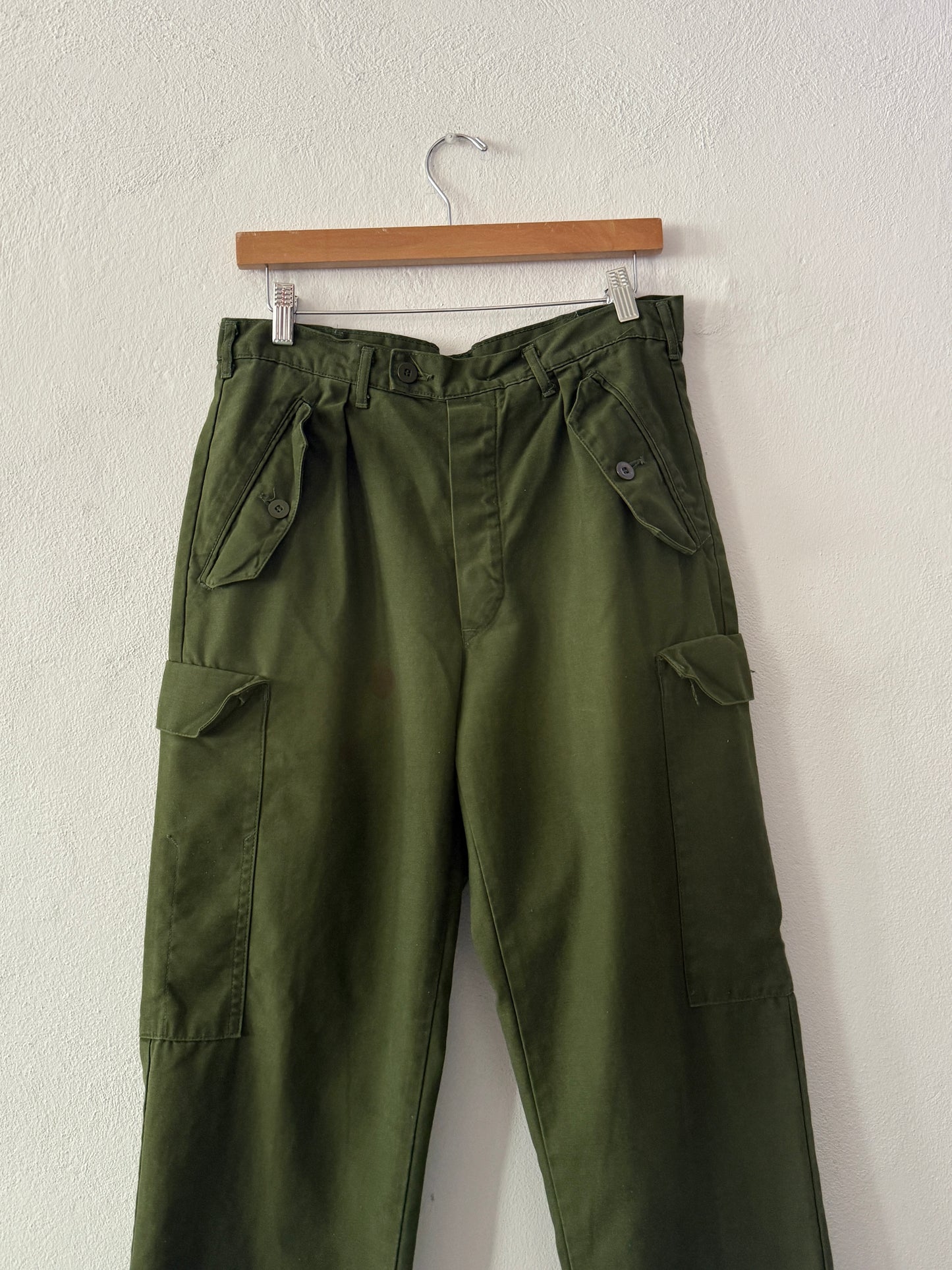 Vintage Swedish Army Fatigue Pants “W32”
