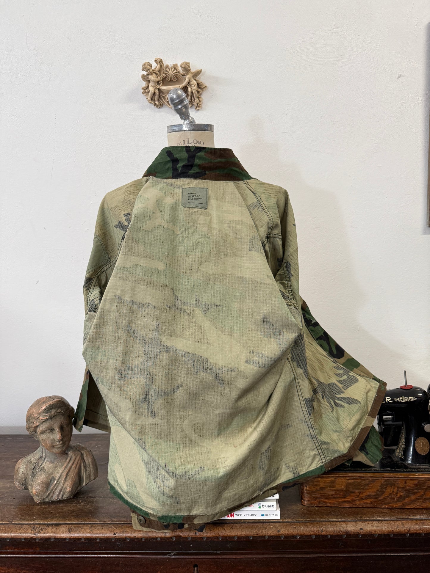 Vintage Woodland Jacket Rip Stop Us Army “L”