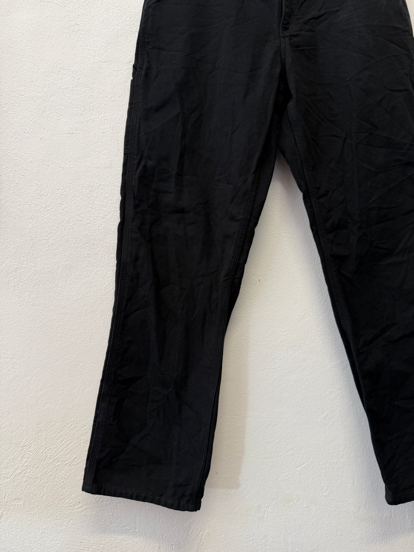 Vintage Carhartt B111 Black Lined Carpenter Jeans Made in Mexico “W34 L34”