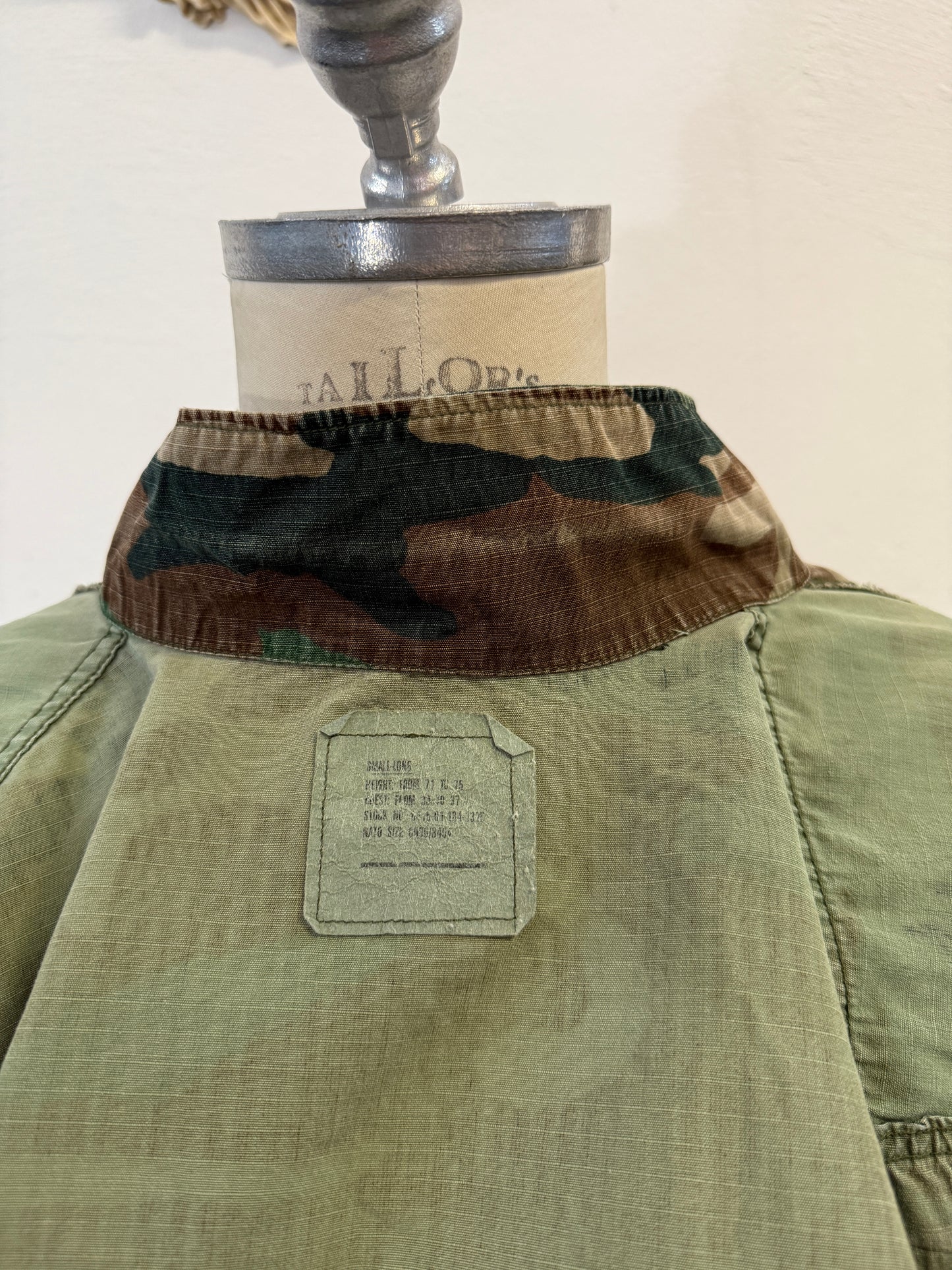 Vintage Woodland Jacket Rip Stop Us Army “M”