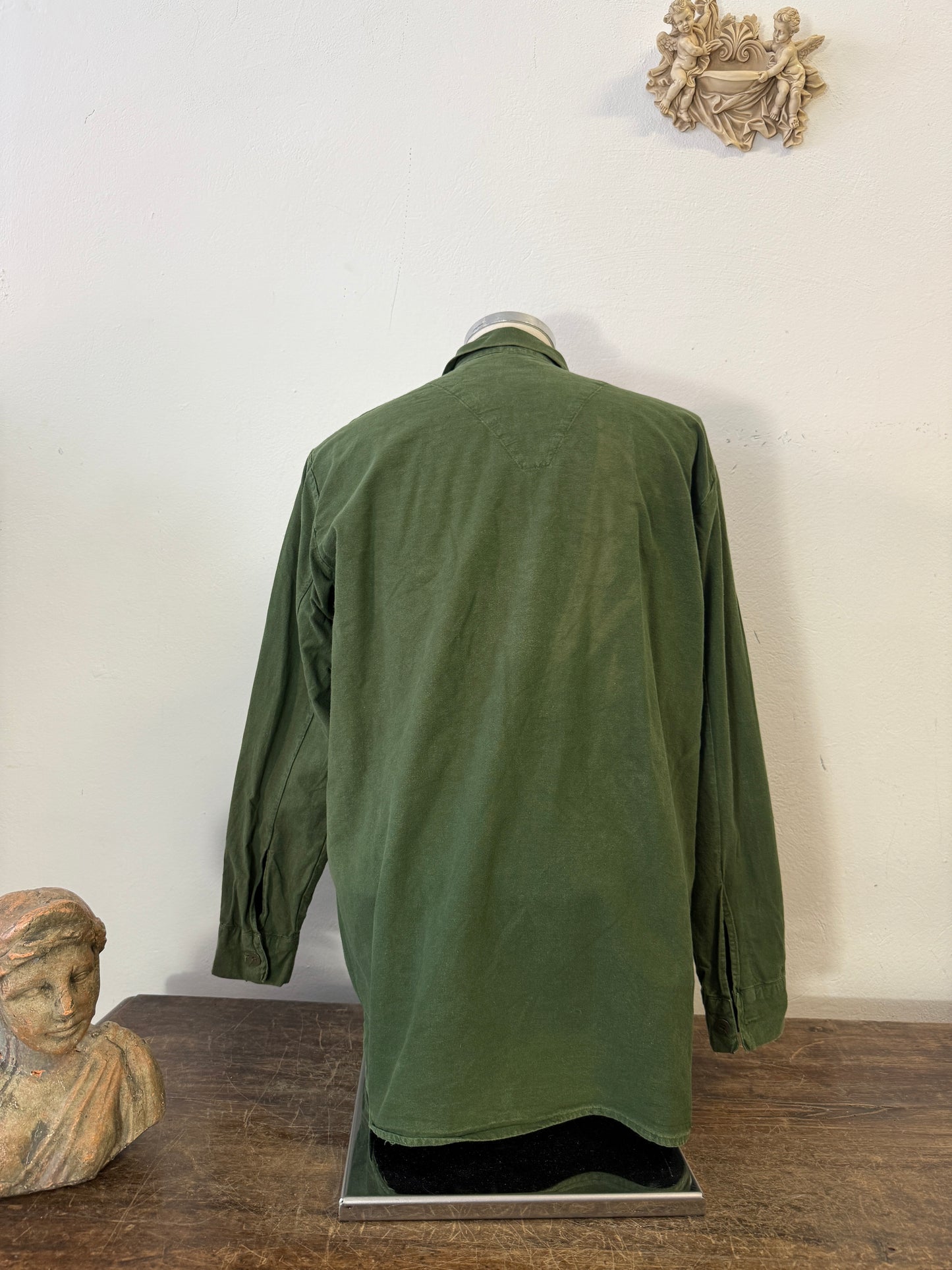 Vintage 80’s Swedish Army Shirt “M/L”