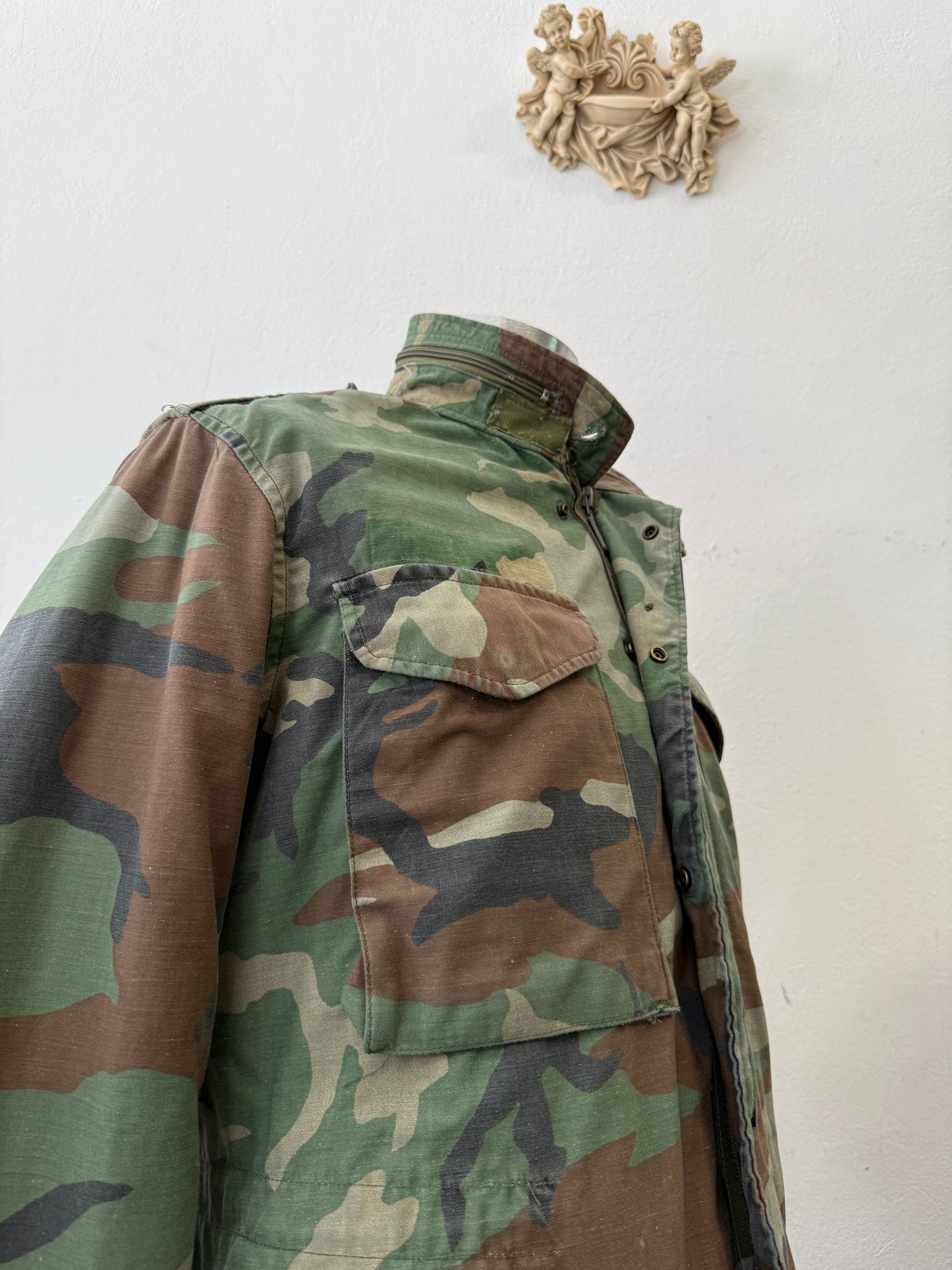Vintage Woodland Field Jacket M65 Us Army “M”