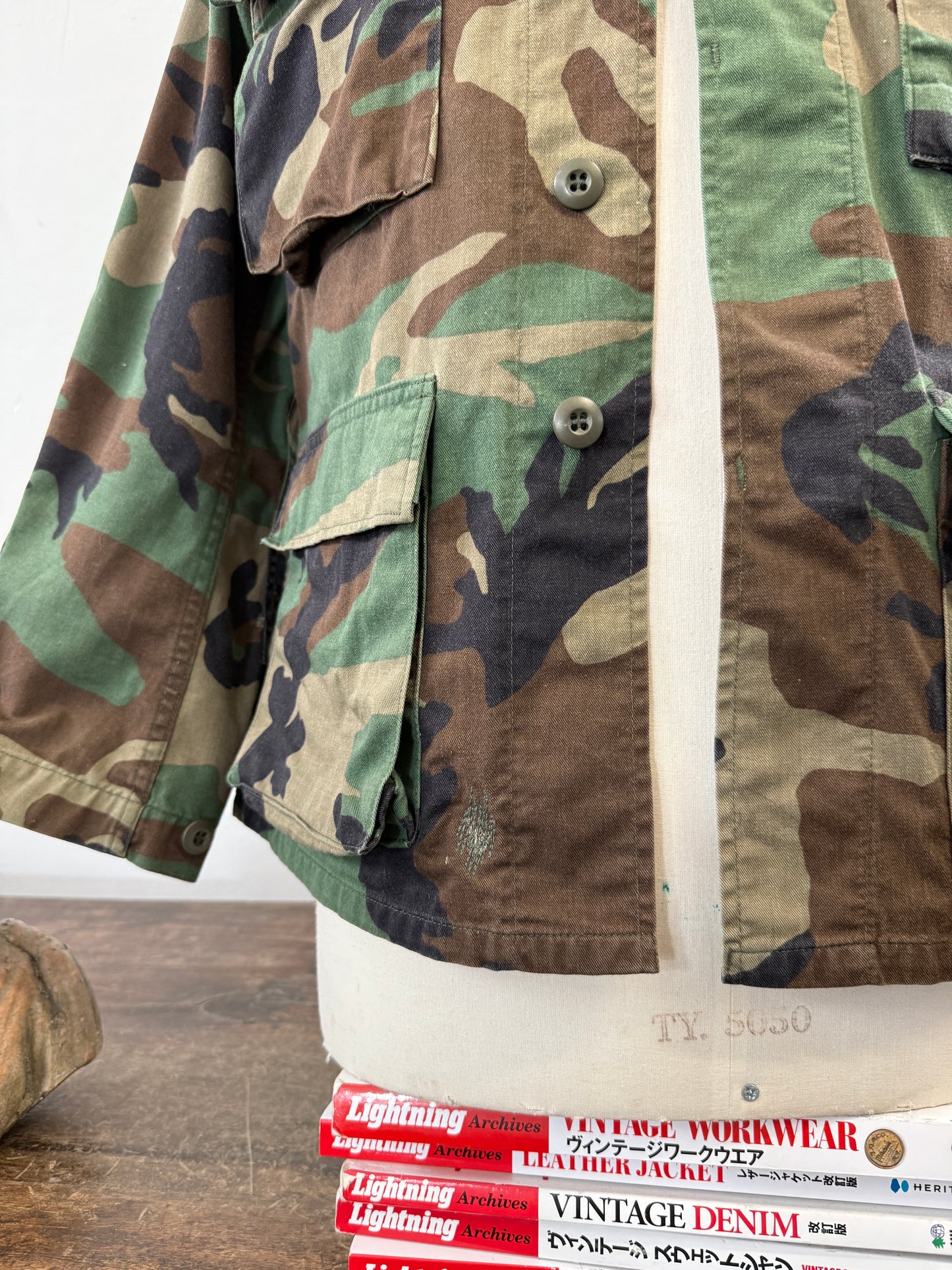 Vintage Woodland Jacket Us Army “XS”