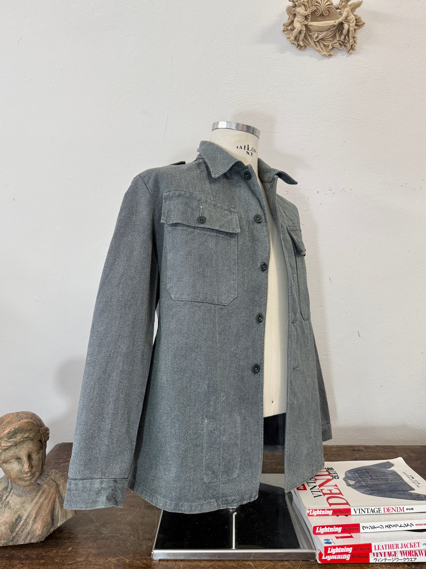Vintage Selvedge Swiss Army Jacket “L”