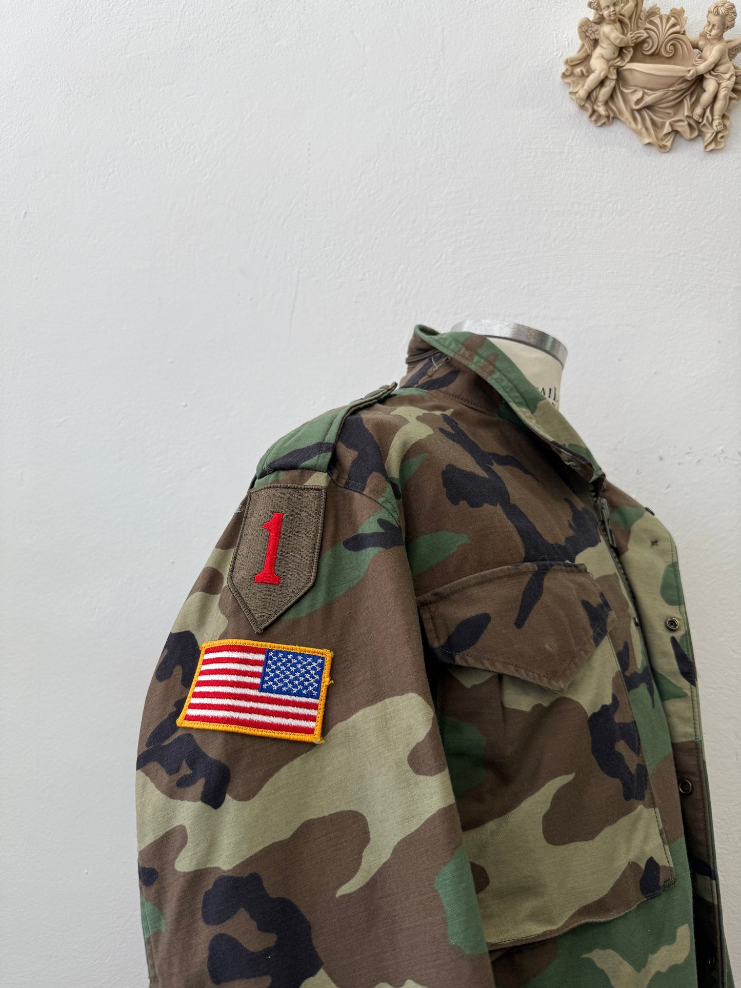 Vintage Woodland Field Jacket M65 Us Army “M/L”