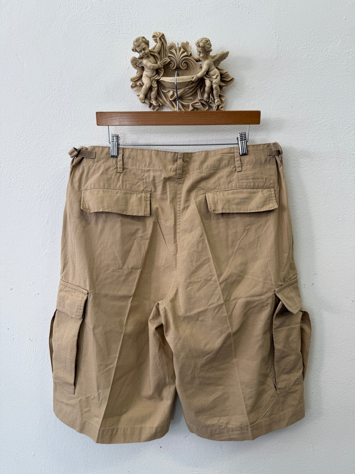 Beige Cargo Short Ripstop “W35”