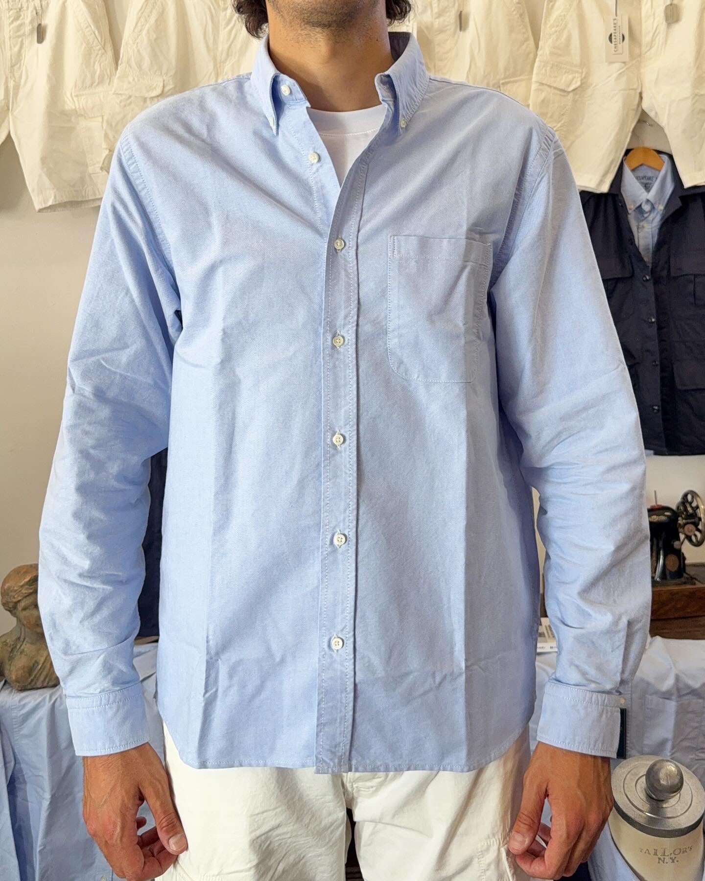 B.D. Oxford Shirt Cornell Sky - Chesapeake’s