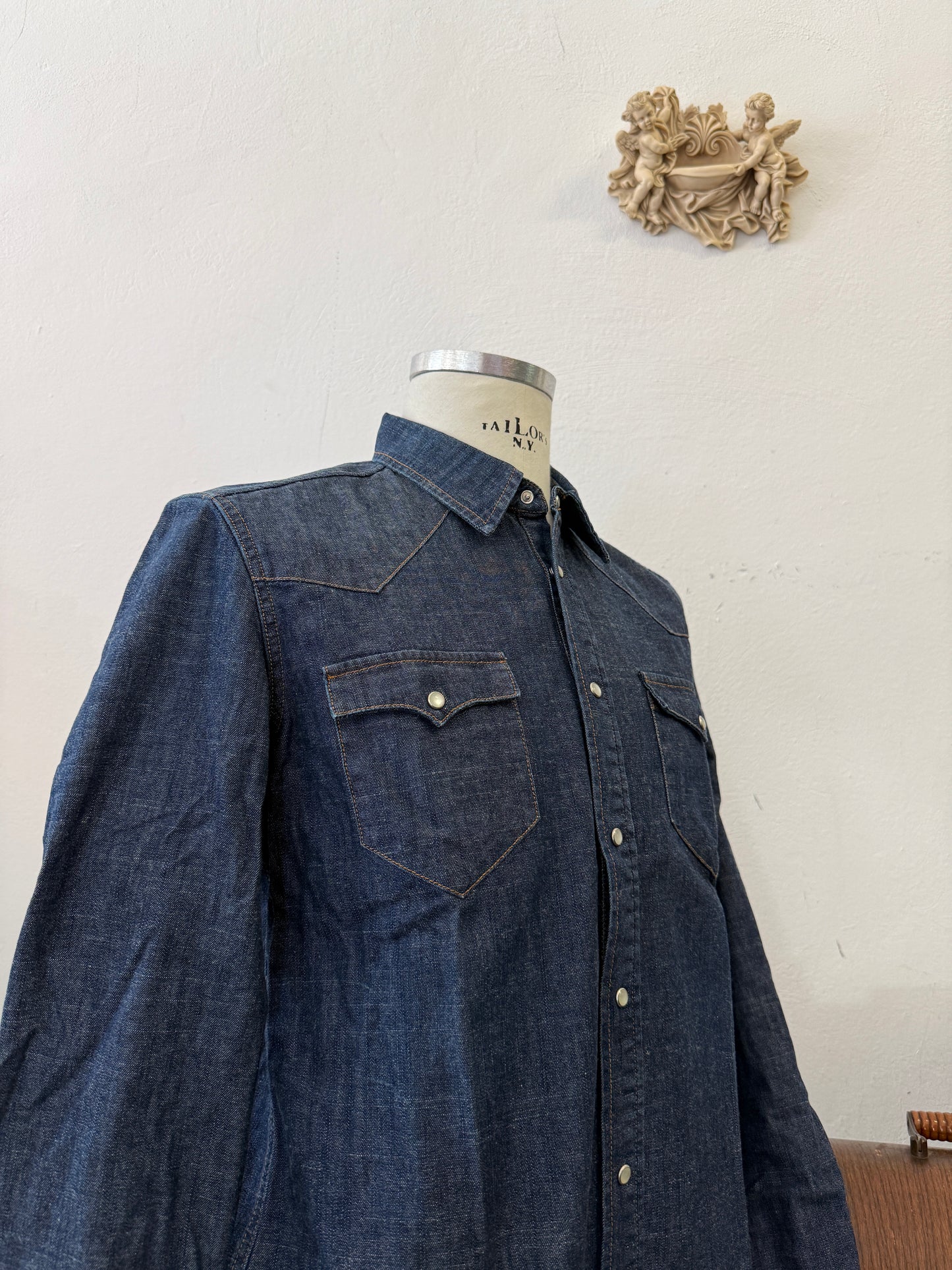Western “Jeckerson” Denim Shirt - XS, M