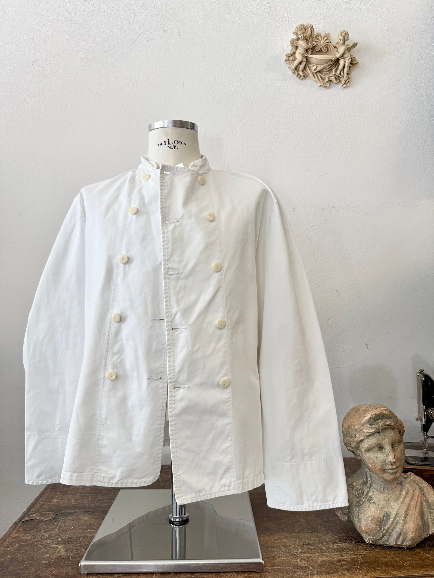 Vintage 1960s Vintage French Chef Jacket – Adolphe Lafont “L”