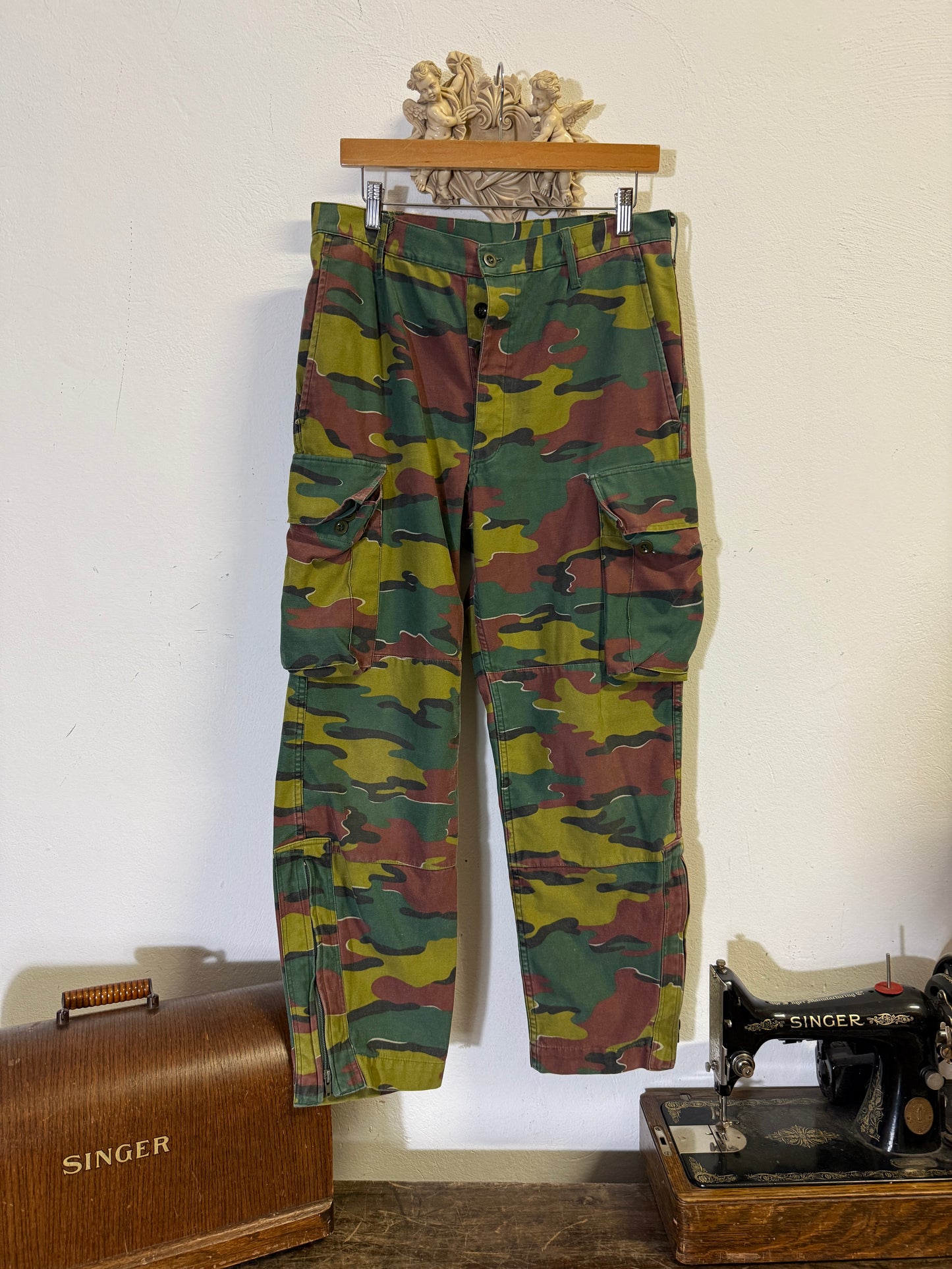 Vintage Belgian Army Camo Pants “W32”