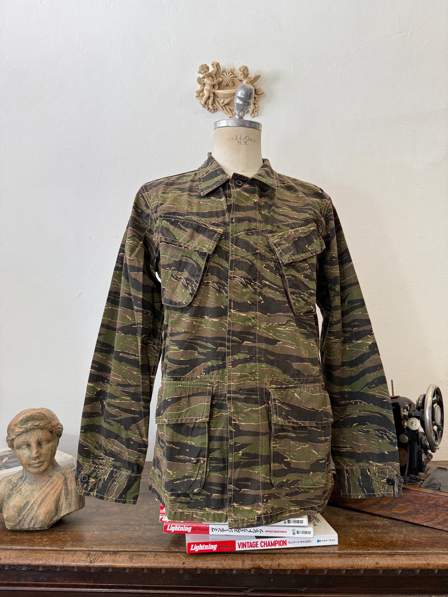 Jungle Jacket Tiger Us Army Rip Stop - Chesapeakes “L”