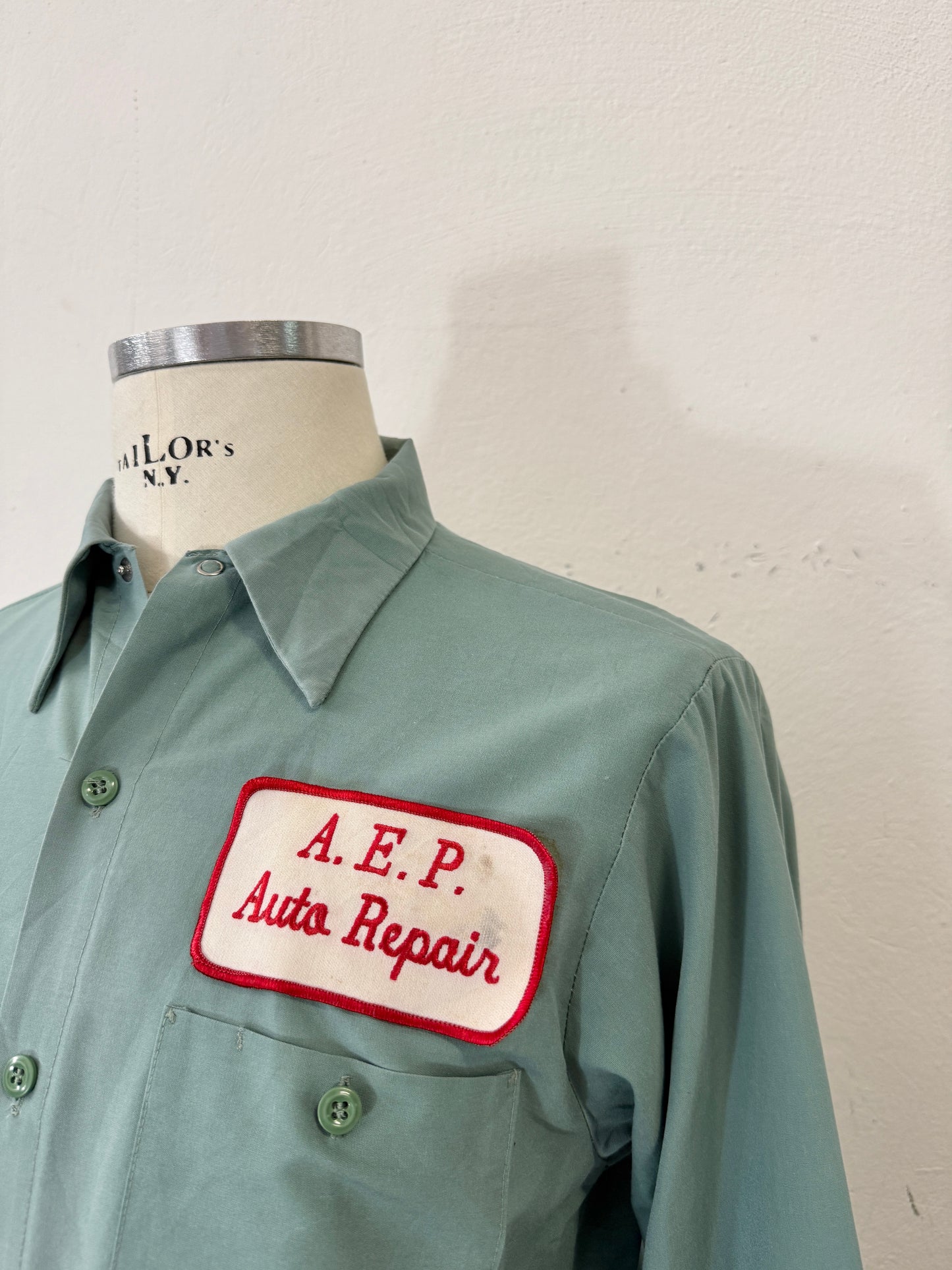 Vintage Work Shirt Sonny Made in Usa “M”