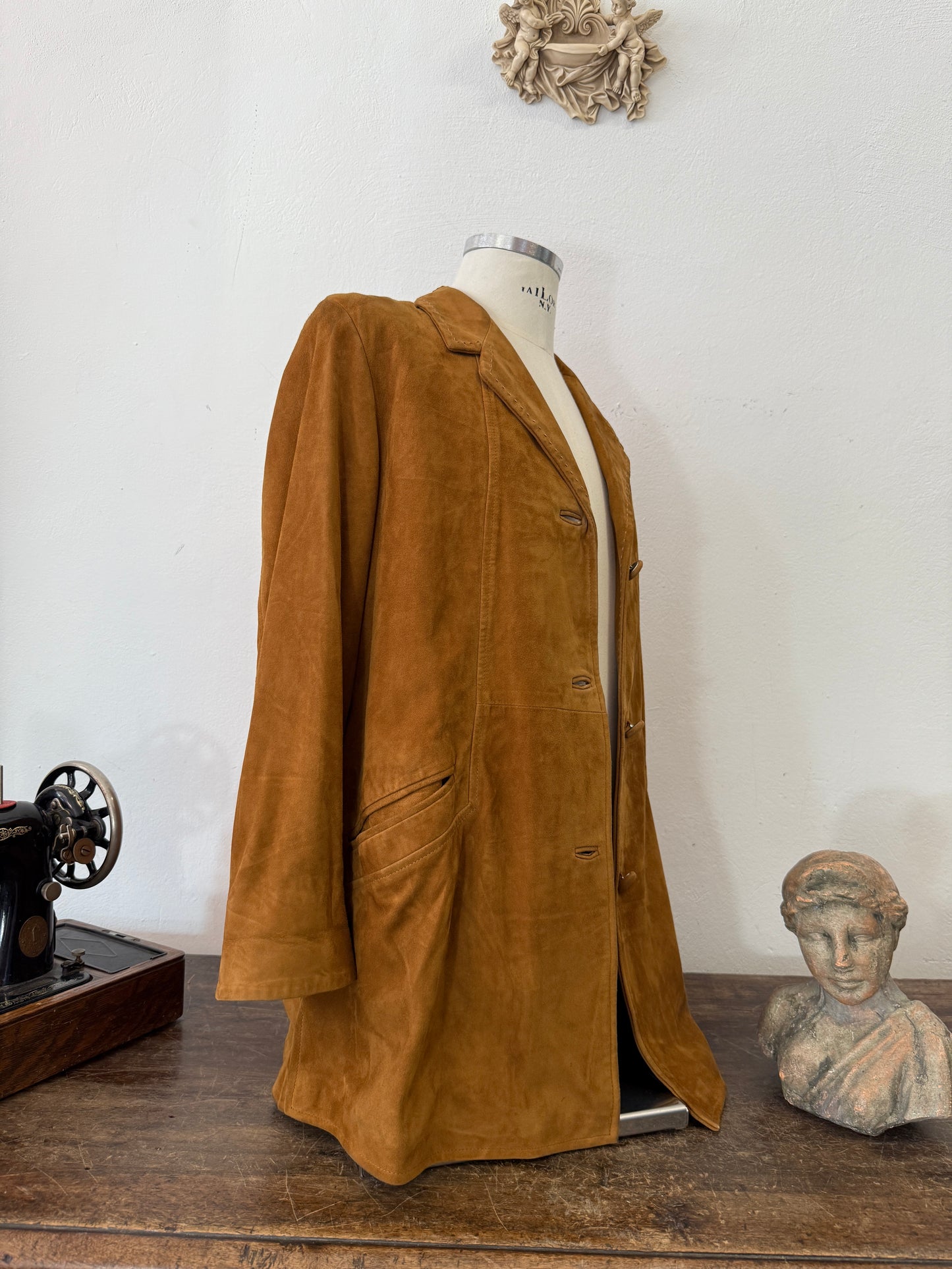 Vintage Woman Suede Jacket “M/L”