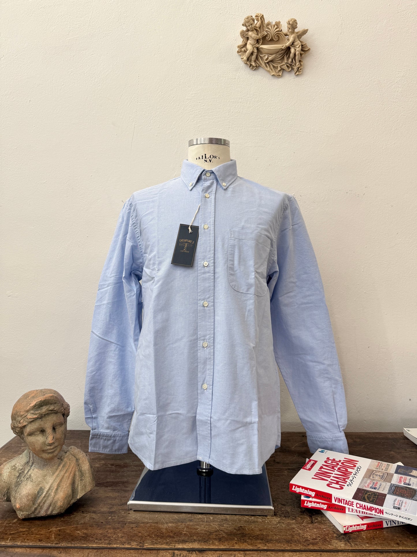 B.D. Oxford Shirt Cornell Sky - Chesapeake’s