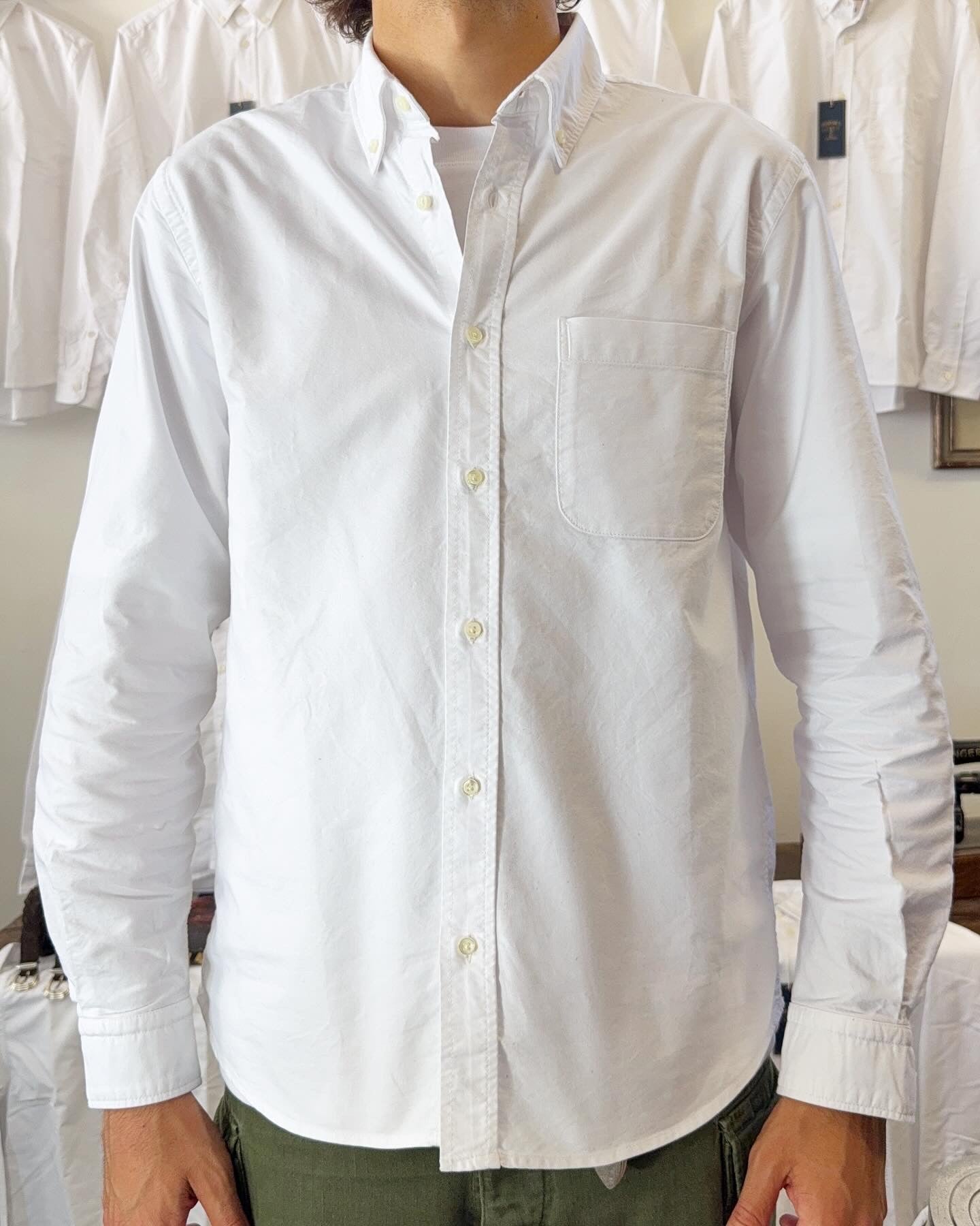 B.D. Oxford Shirt Cornell White - Chesapeake’s