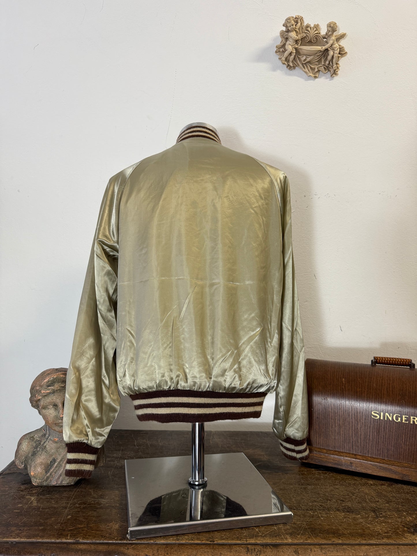 Vintage 90’s Varsity Jacket Made in Usa “M”