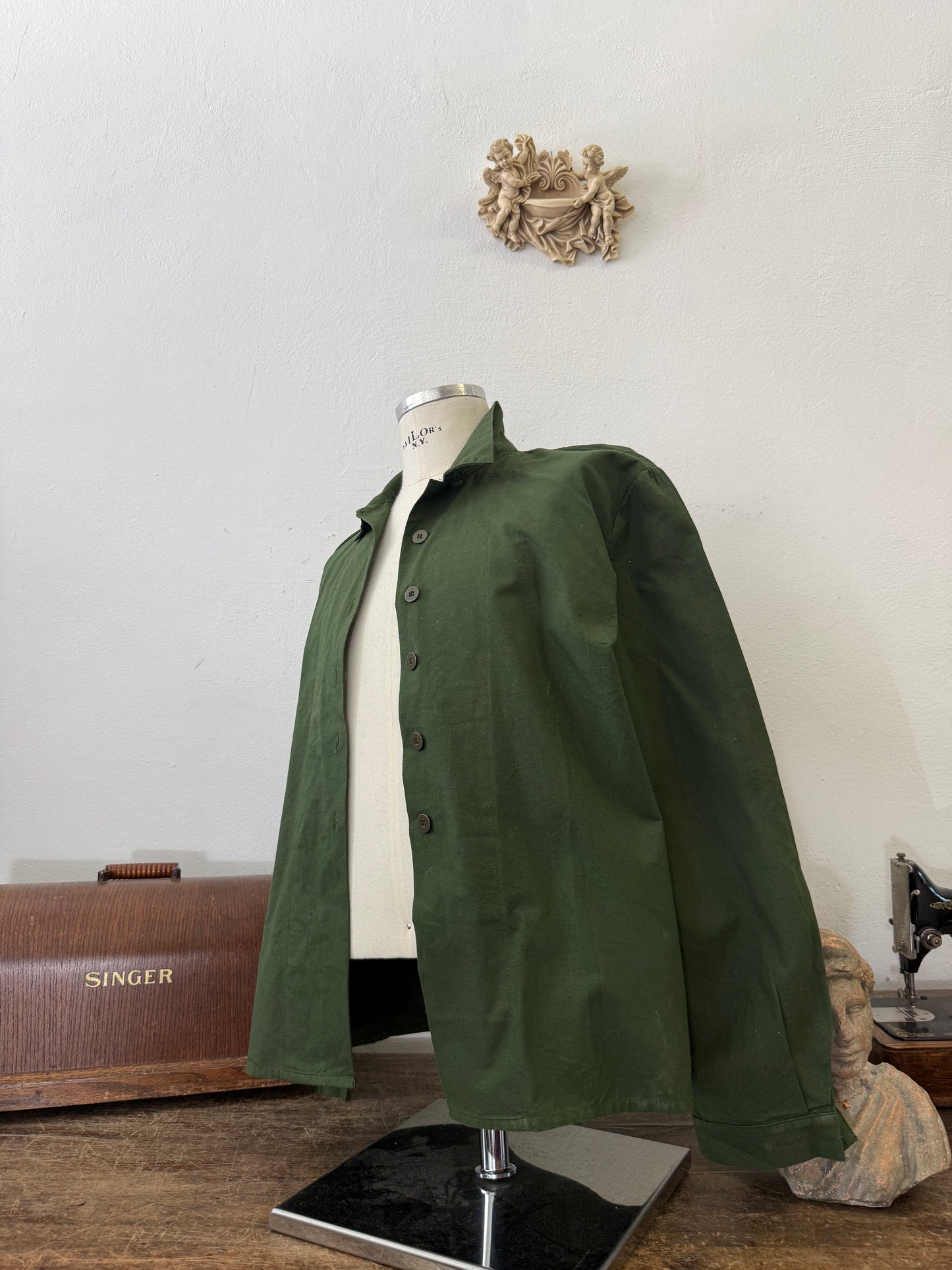 Vintage 80’s Woman Swedish Army Shirt - XL