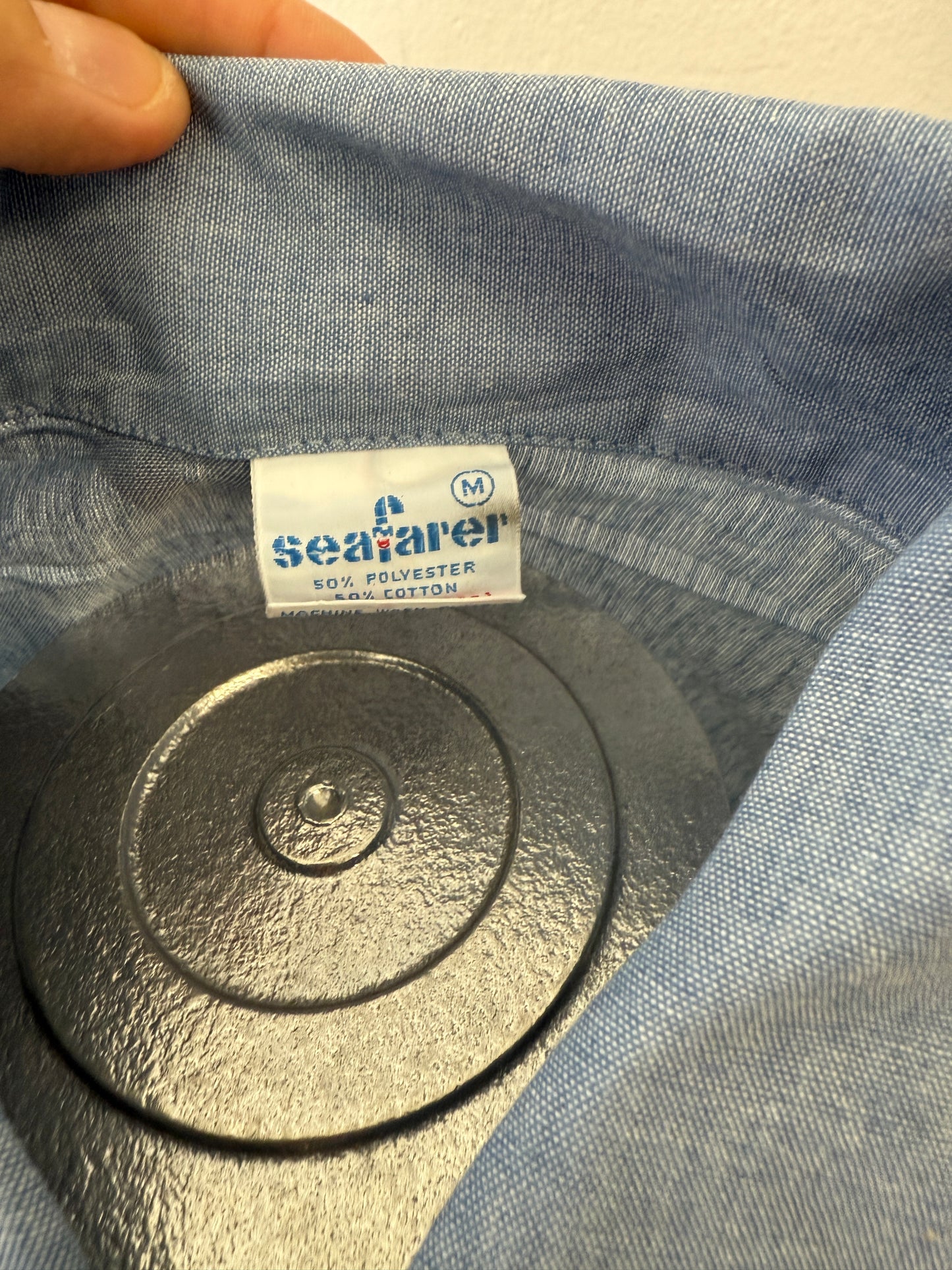Deadstock 80’s Seafarer Shirt Made in Usa “M”