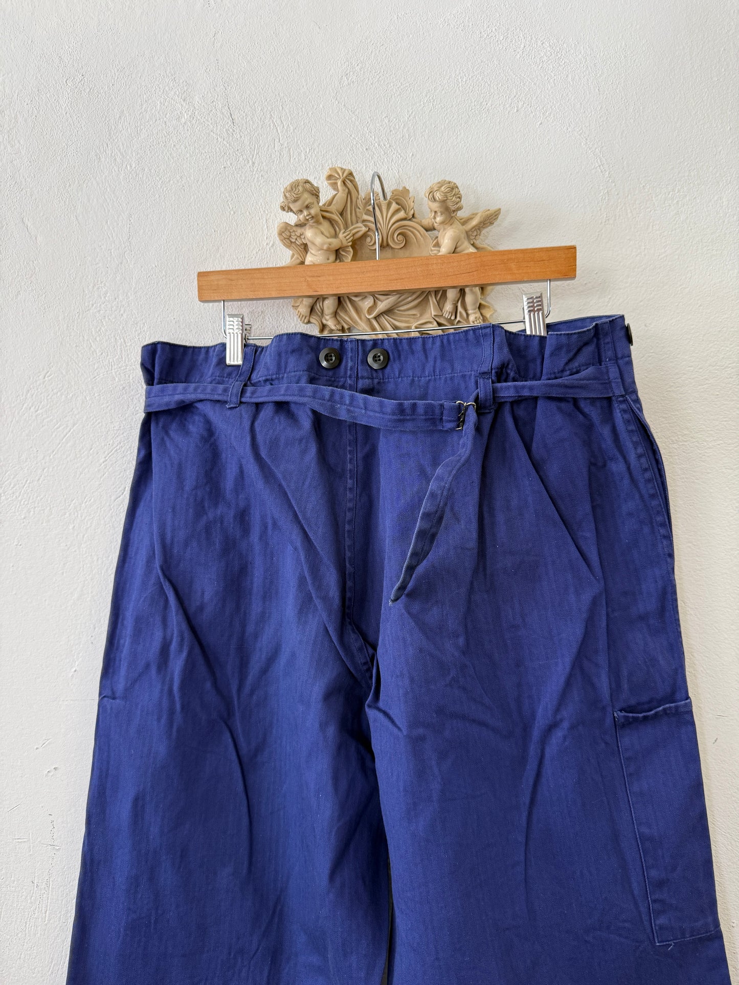Vintage German Army Work Pants HBT “W38”