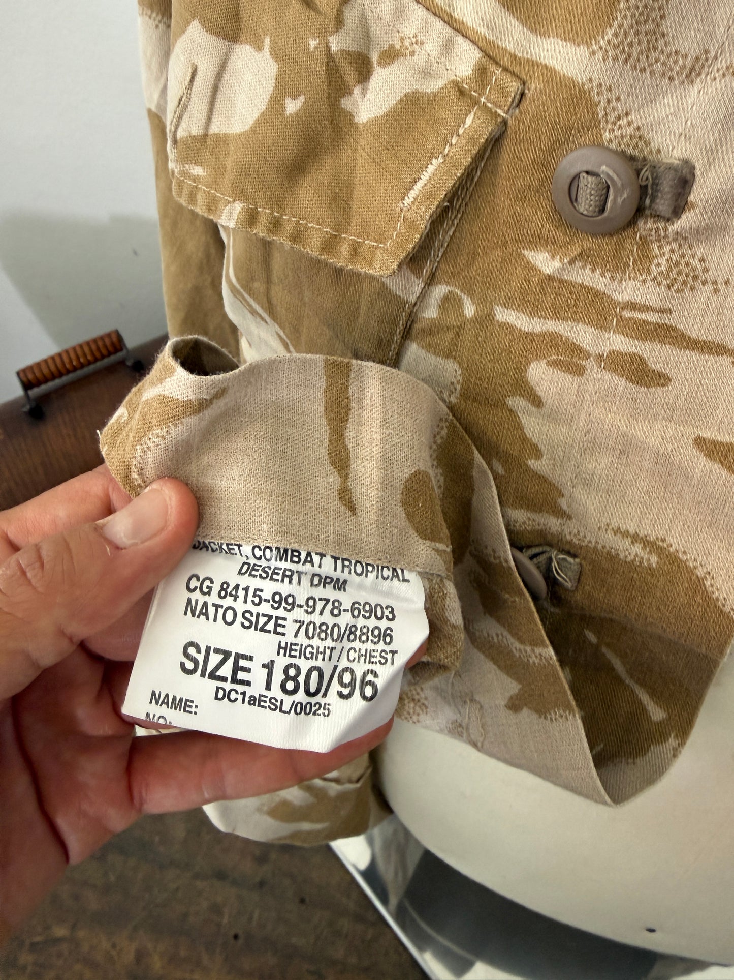 Vintage British Army Dpm Jacket “L”